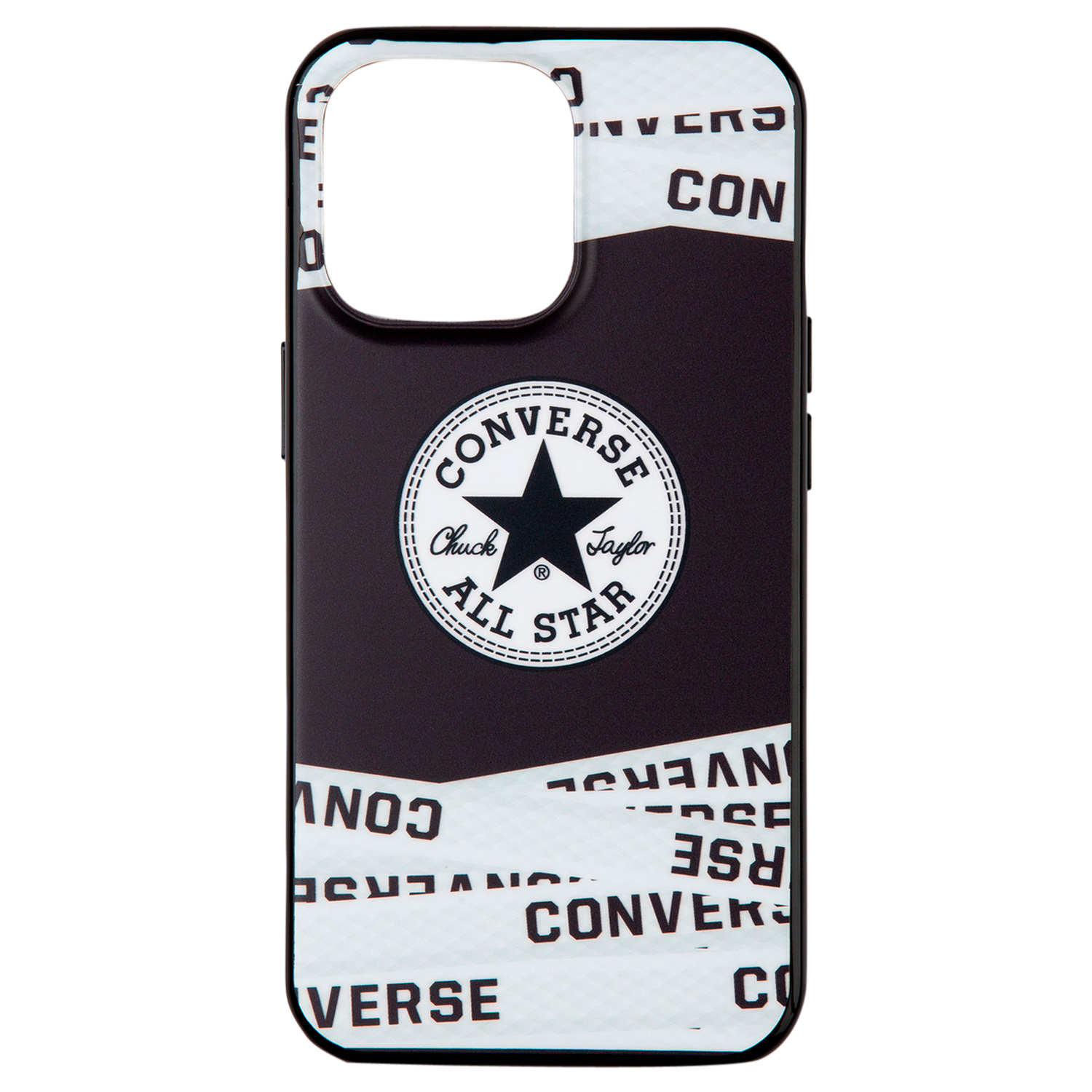 コンバース CONVERSE iPhone13 Pro スマホケース メンズ レディース 携帯 アイフォン CIRCLE LOGO HYBRID IML BACK CASE ブラック マルチ 黒 ネコポス可｜goodslabo｜02