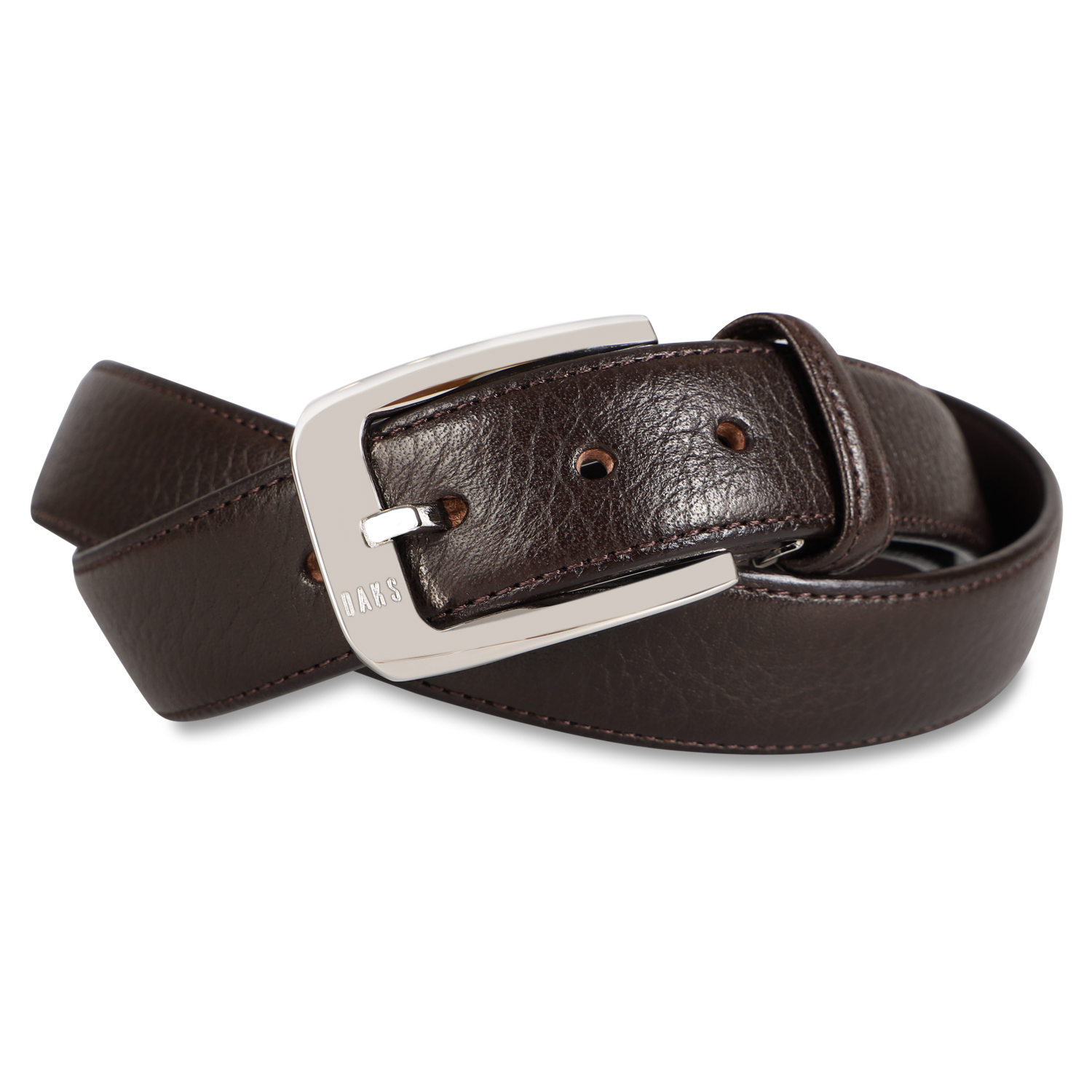 DAKS ダックス ベルト メンズ 本革 LEATHER BELT ブラック ダークブラウン 黒 DB14210