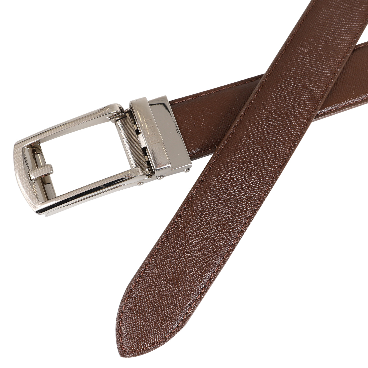 ダックス DAKS ベルト メンズ 本革 LEATHER BELT ブラック ダーク