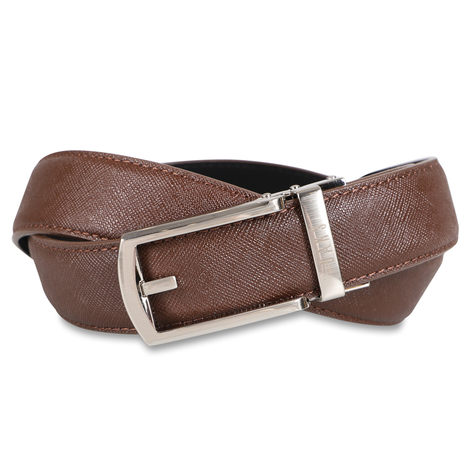 ダックス DAKS ベルト メンズ 本革 LEATHER BELT ブラック ダーク