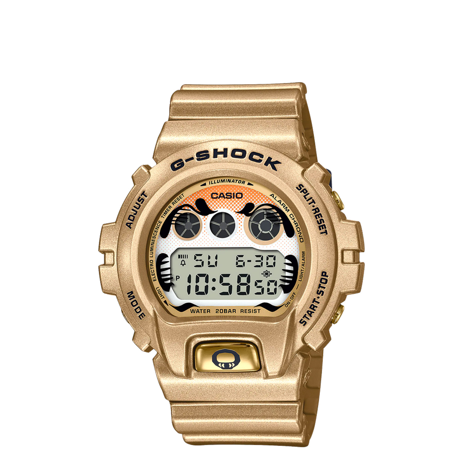 カシオ CASIO G-SHOCK 腕時計 DW-6900GDA-9JR 達磨 防水 ジーショック Gショック G-ショック メンズ レディース  ゴールド