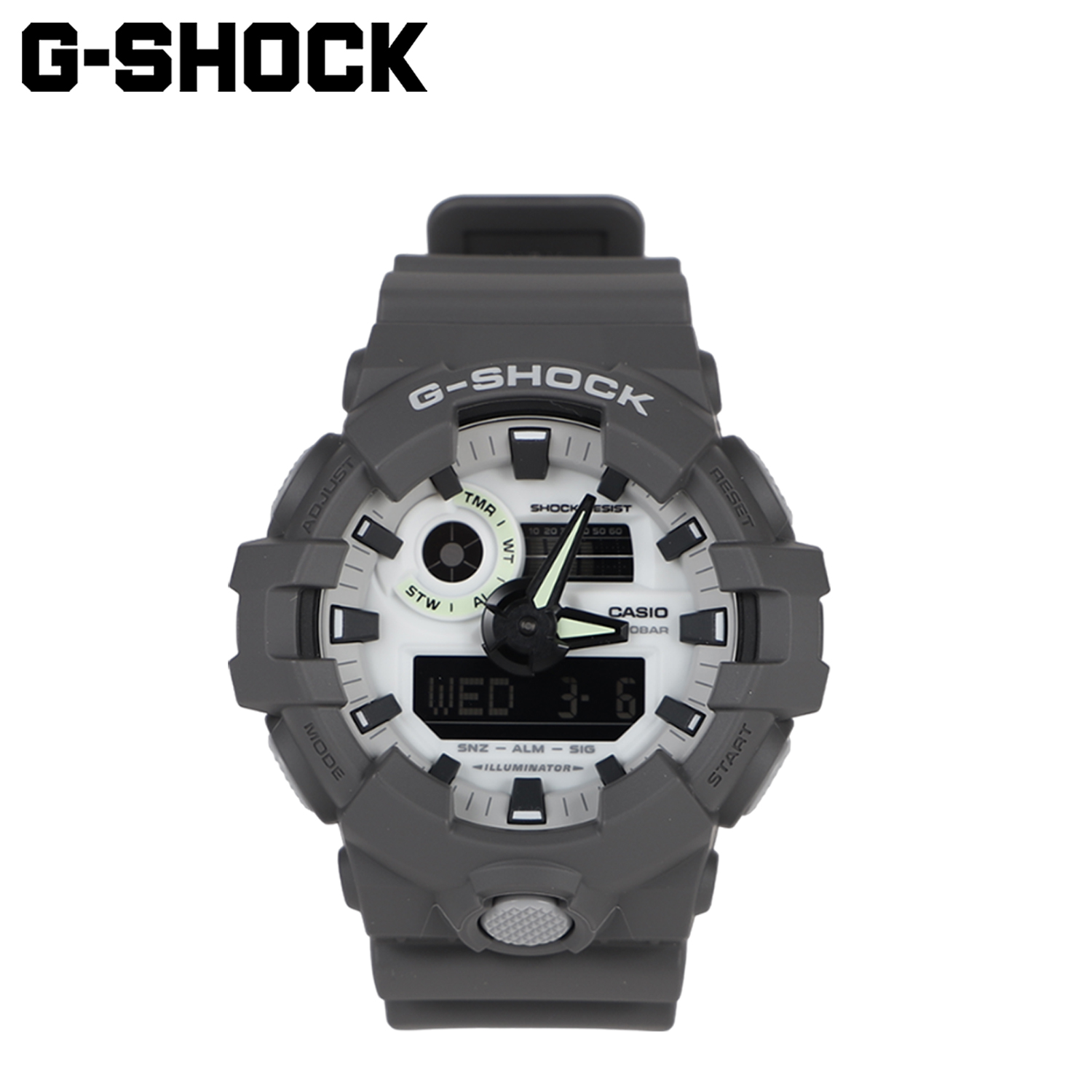 カシオ CASIO G-SHOCK 腕時計 GA-700HD-8AJF GA-700 SERIES 防水 ジーショック Gショック G-ショック メンズ  レディース グレー : ga-700hd-8ajf : Goods Lab Plus - 通販 - Yahoo!ショッピング