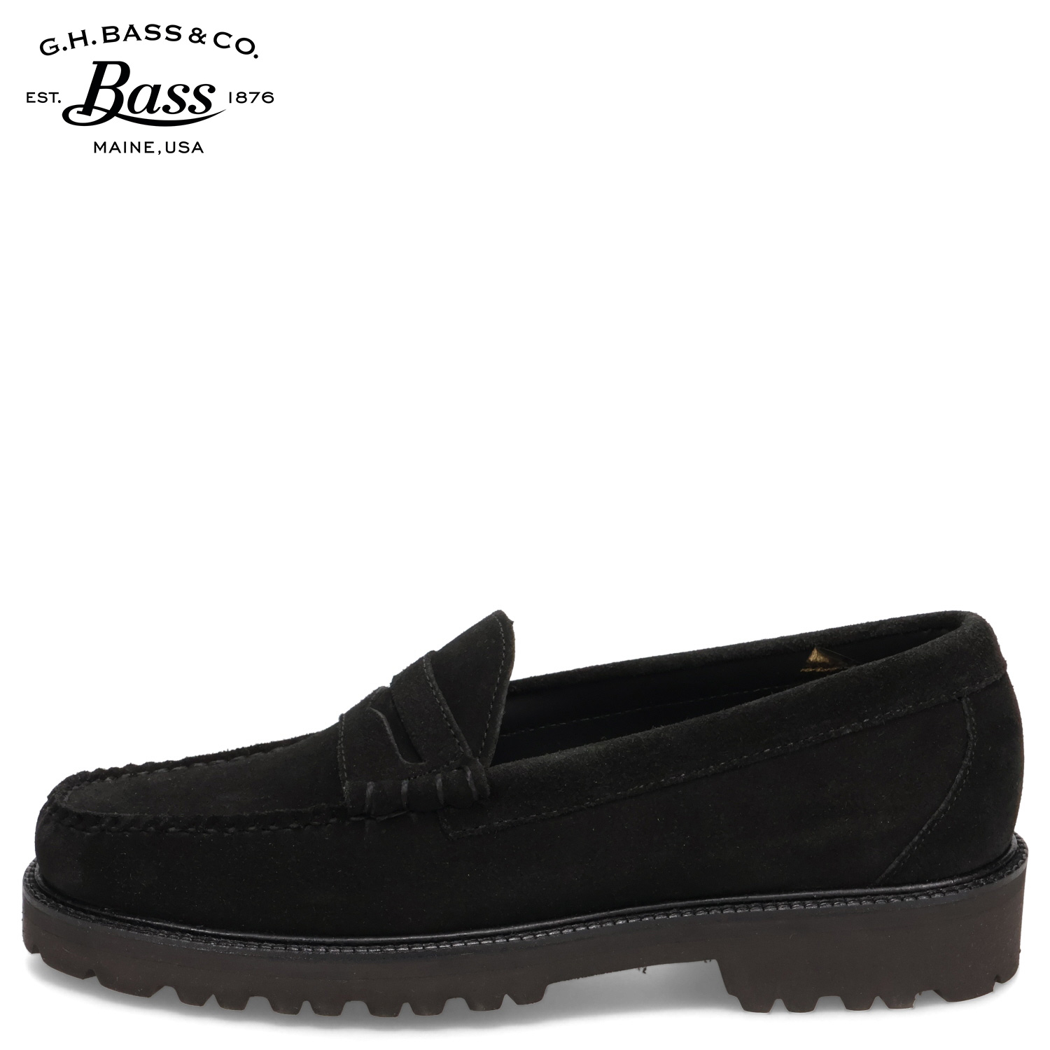 Amazon | G.H.BASS ジーエイチバス gh bass ローファー ペニーローファー ラーソン メンズ ウィージャンズ WEEJUNS  LARSON ブラック 黒 BA11510 BLACK (BLACK, 27.0 cm) [並行輸入品] | ローファー・スリッポン