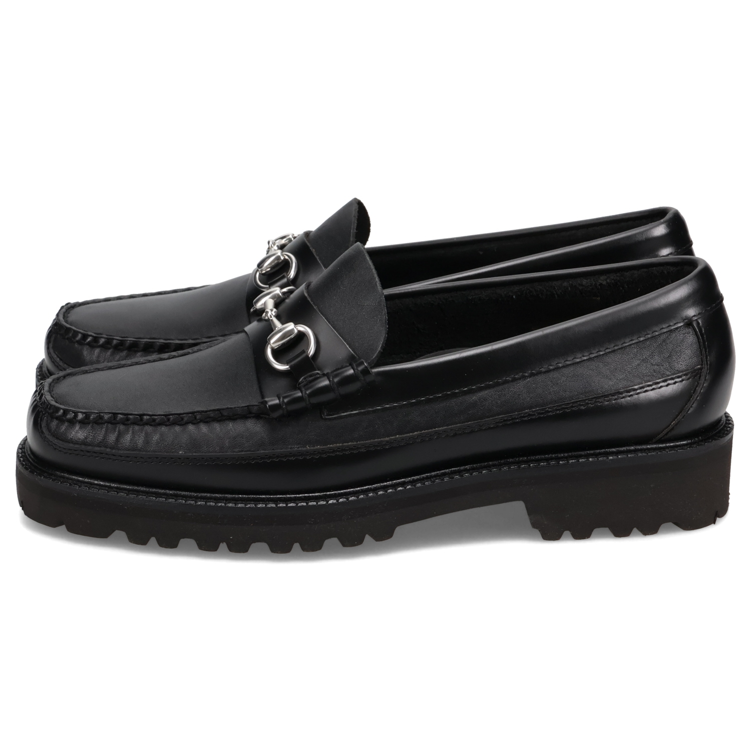 GHBASS ジーエイチバス ペニー ローファー 本革 黒 モーガン蔵人 G.H.BASS（ジーエイチバス）LARSON Moc Penny Loafer（ラーソン