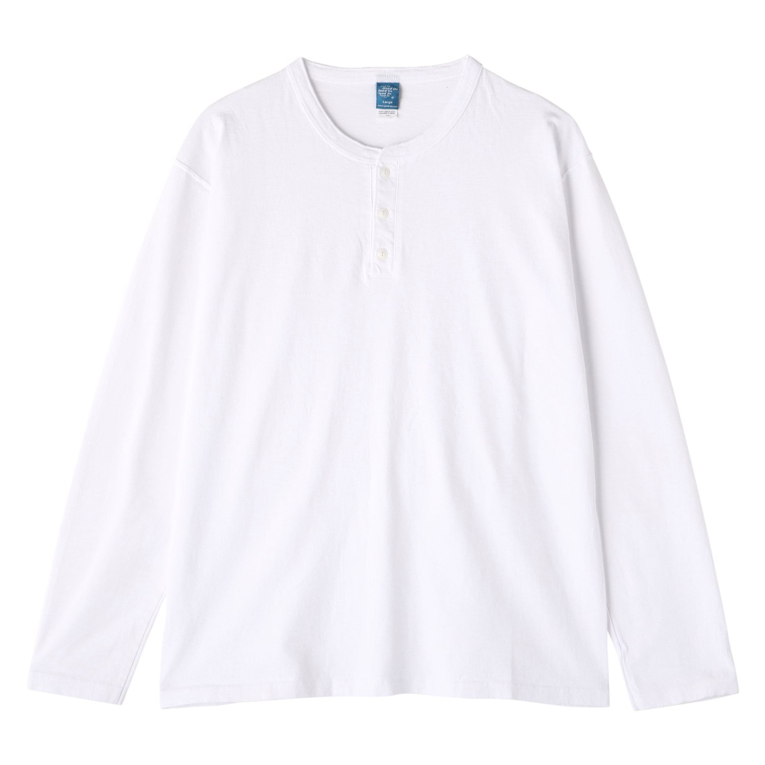 GOOD ON Good On グッドオン ヘンリー Tシャツ 長袖 カットソー メンズ