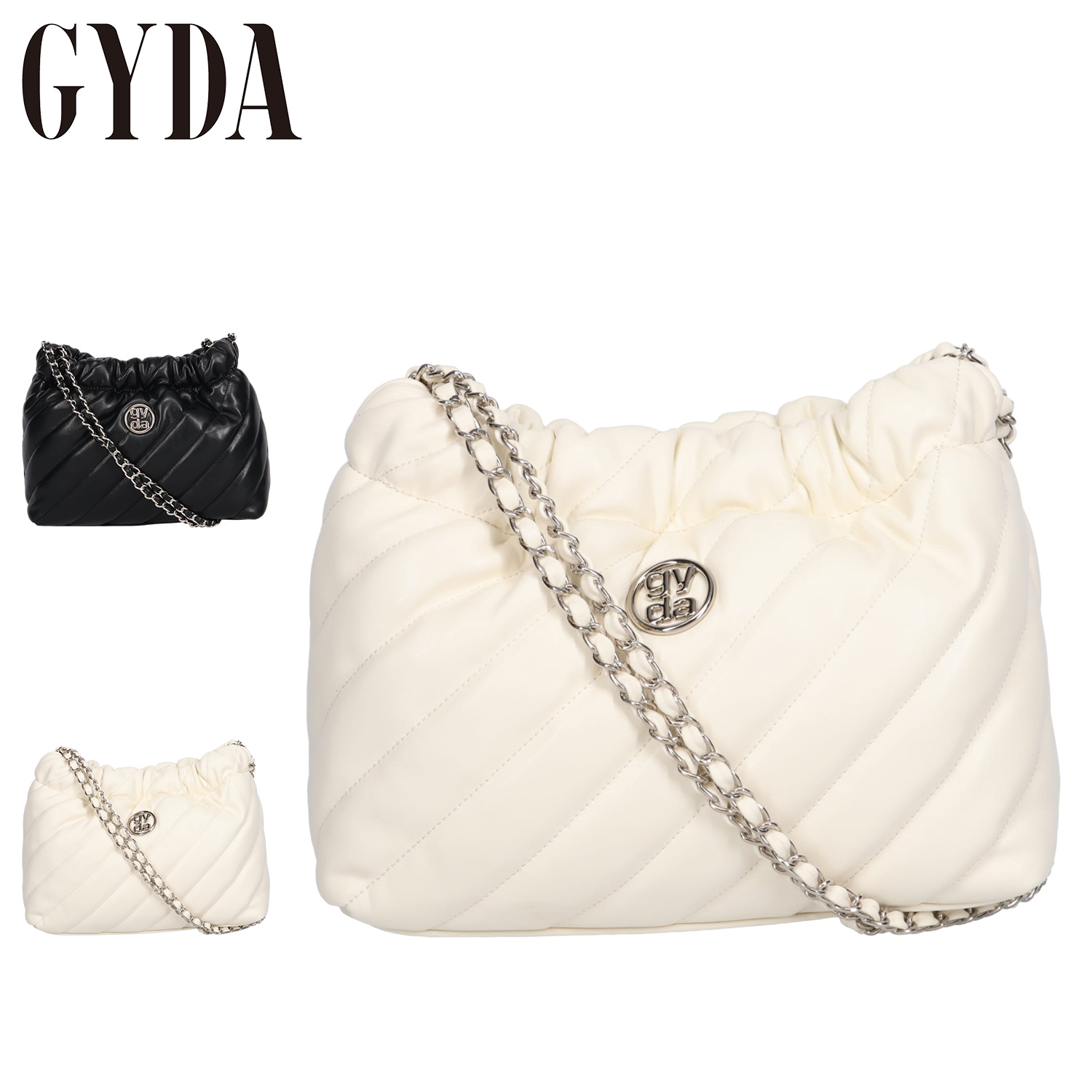 GYDA ジェイダ バッグ ショルダーバッグ チェーン キルティング