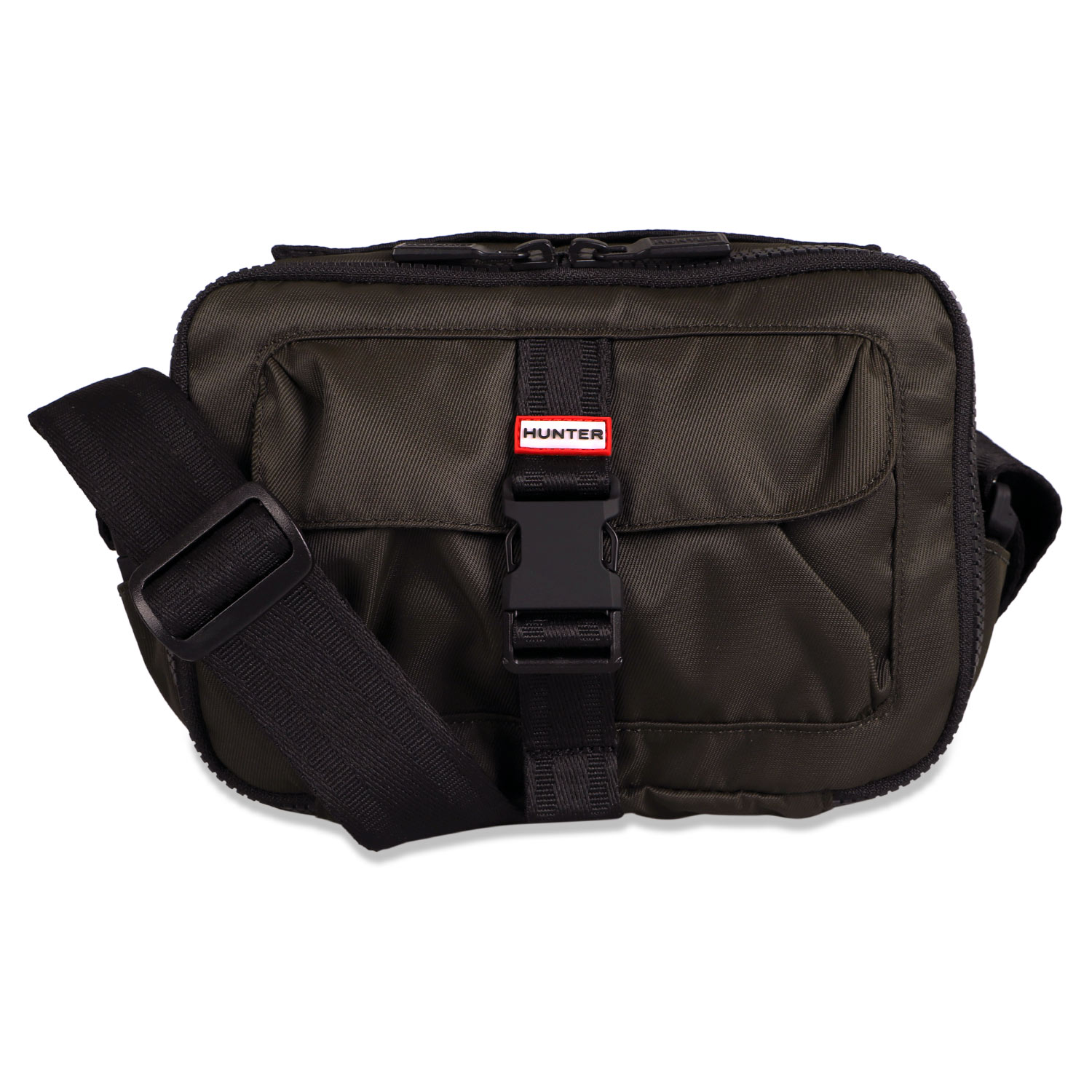 ハンター HUNTER ショルダーワークパンツ ウエストポーチ メンズ レディース 斜めがけ 小さめ NYLON THREE WAY TOPCLIP CROSSBODY BAG UBX1211KBM