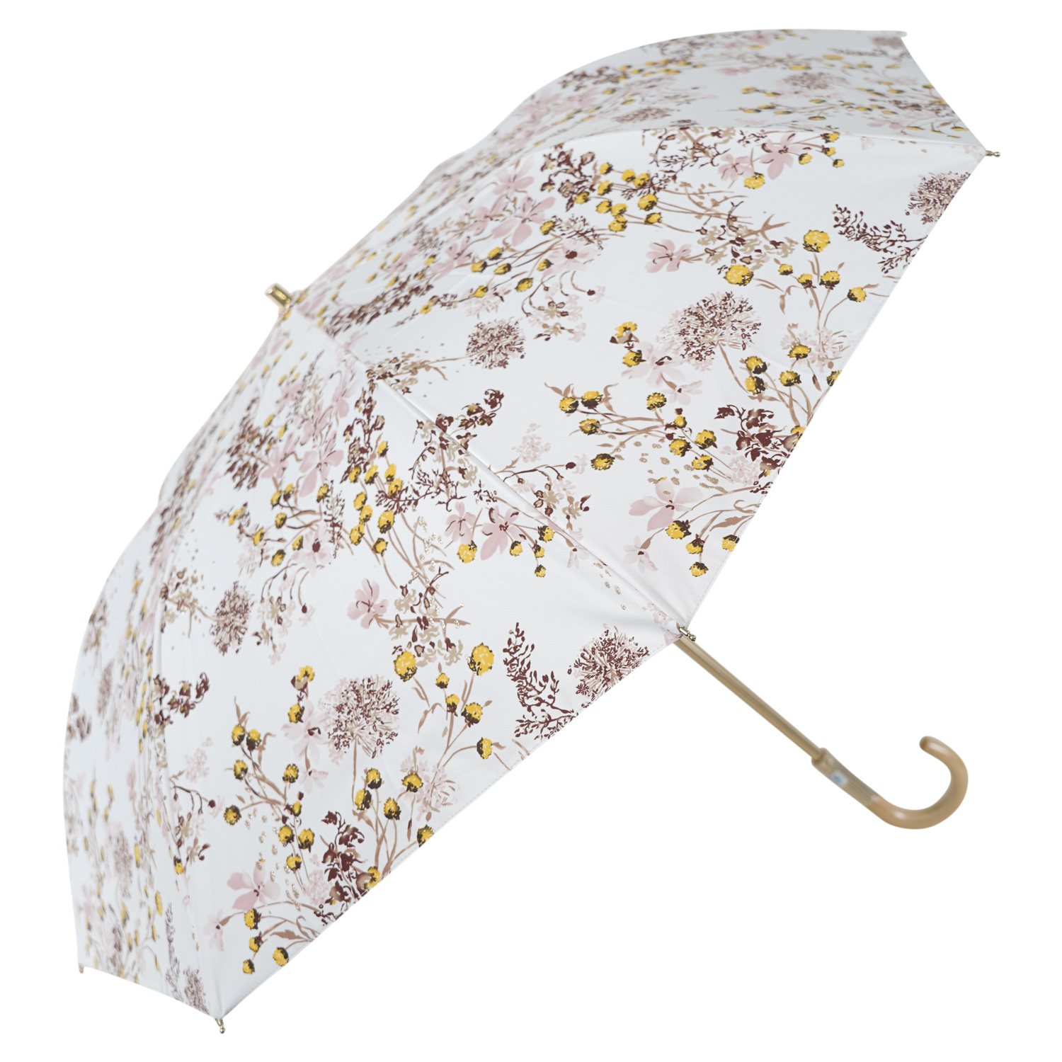 新品 ジルスチュアート 折りたたみ傘 晴雨兼用 日傘 雨傘 遮光 りぼん - 傘