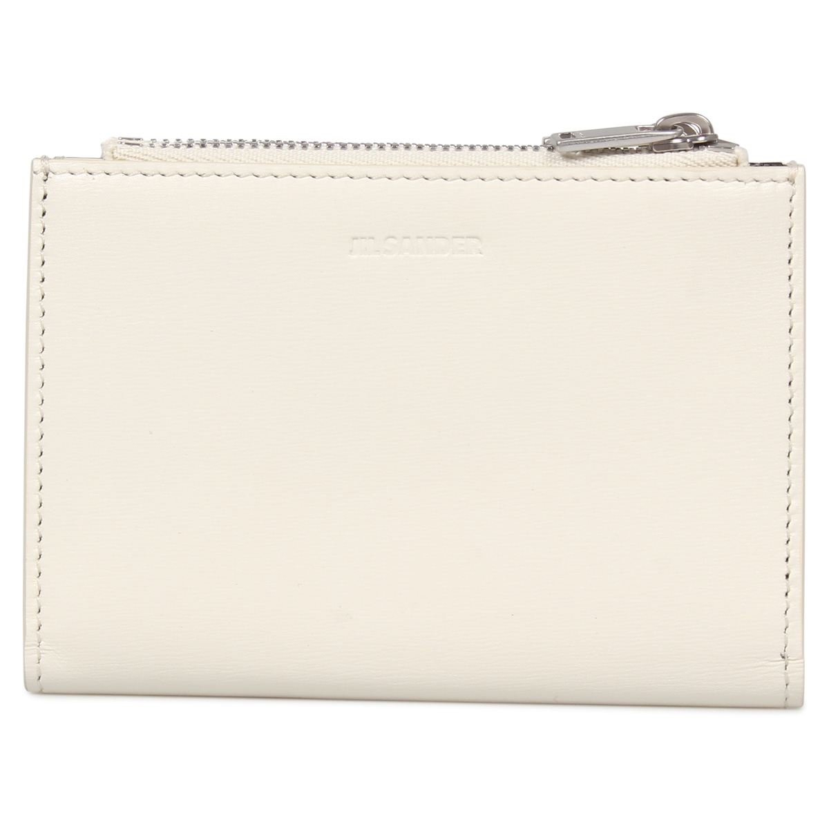 ジルサンダー JIL SANDER 長財布 メンズ FOLDED ZIP WALLET MD ブラック ホワイト ブラウン 黒 白 MPS00015N