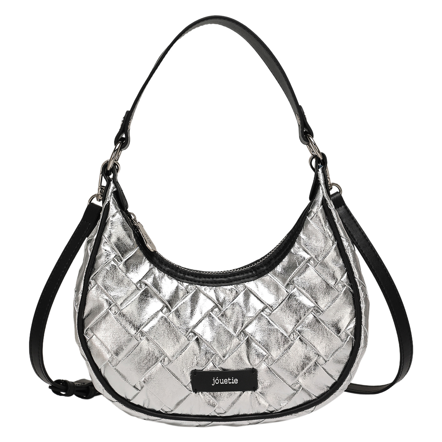 ジュエティ jouetie バッグ ショルダーバッグ クロスエンボス レディース 軽量 斜めがけ コンパクト 三日月型 JUT-82220B jouetie（ジュエティ） バッグ ショルダーバッグ クロスエンボス