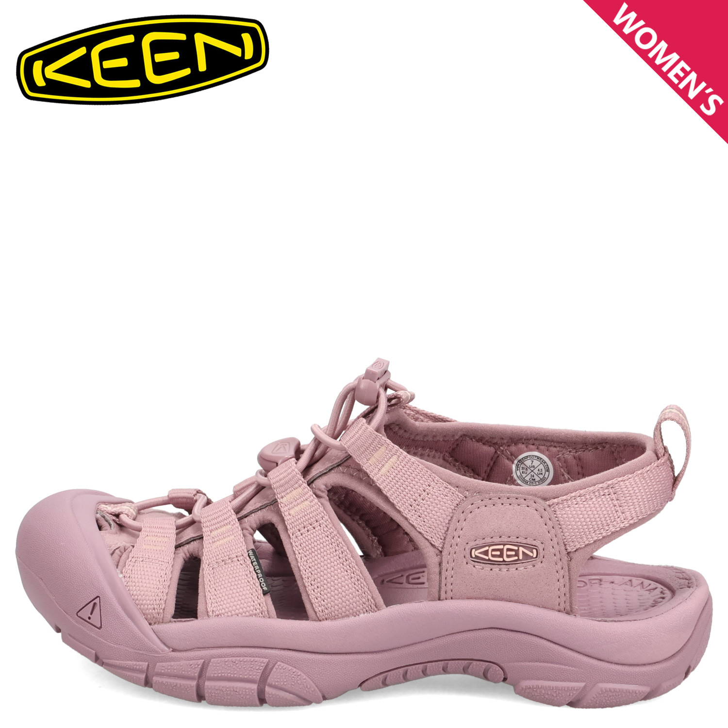 ウーブン バックルスライドサンダル 【再入荷】（Pink