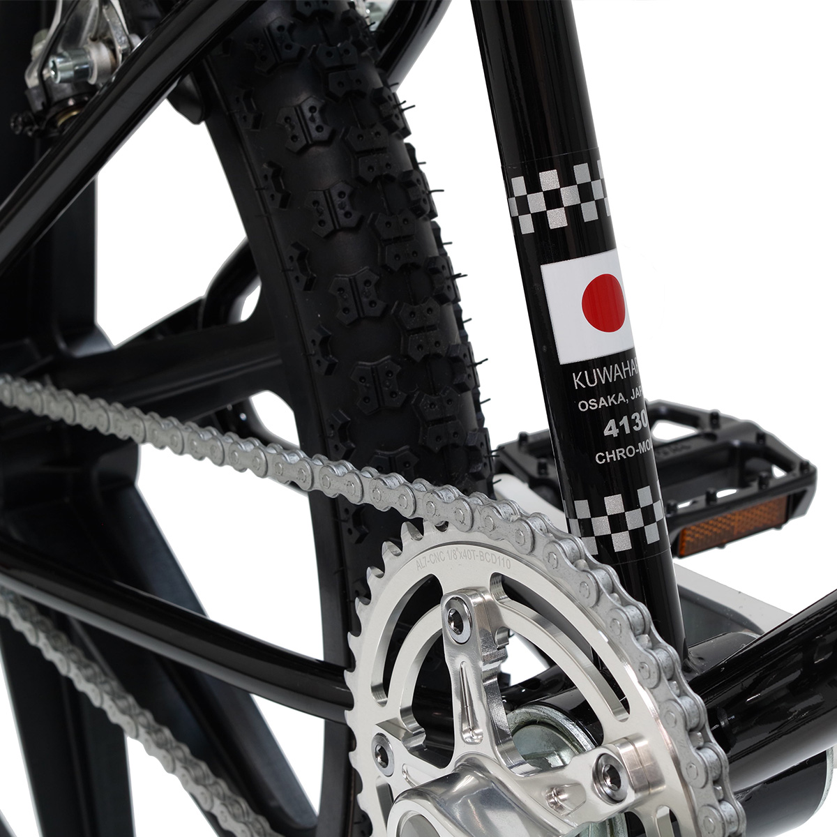 KUWAHARA クワハラ BMX 24インチ 自転車 ストリート バイク BIKE 半完成車 街乗り Nova 24 1st Lot ブラック  ホワイト 黒 白