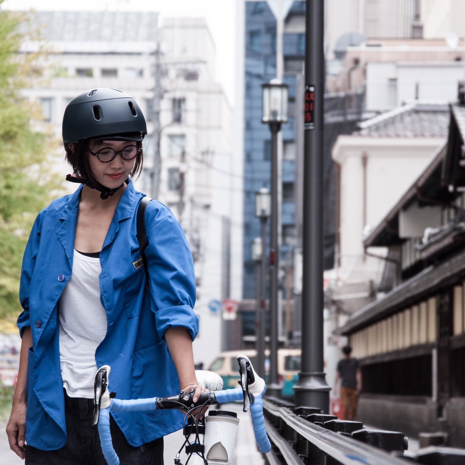 クモア kumoa ヘルメット 自転車 ナイロンバイザー メンズ