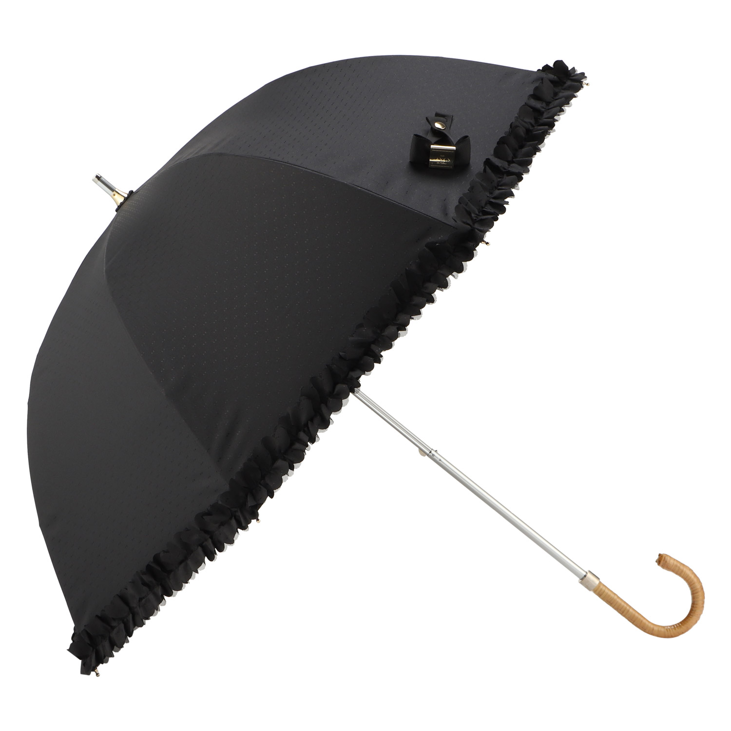 LANVIN en Bleu ランバンオンブルー 日傘 完全遮光 長傘 晴雨兼用 雨傘