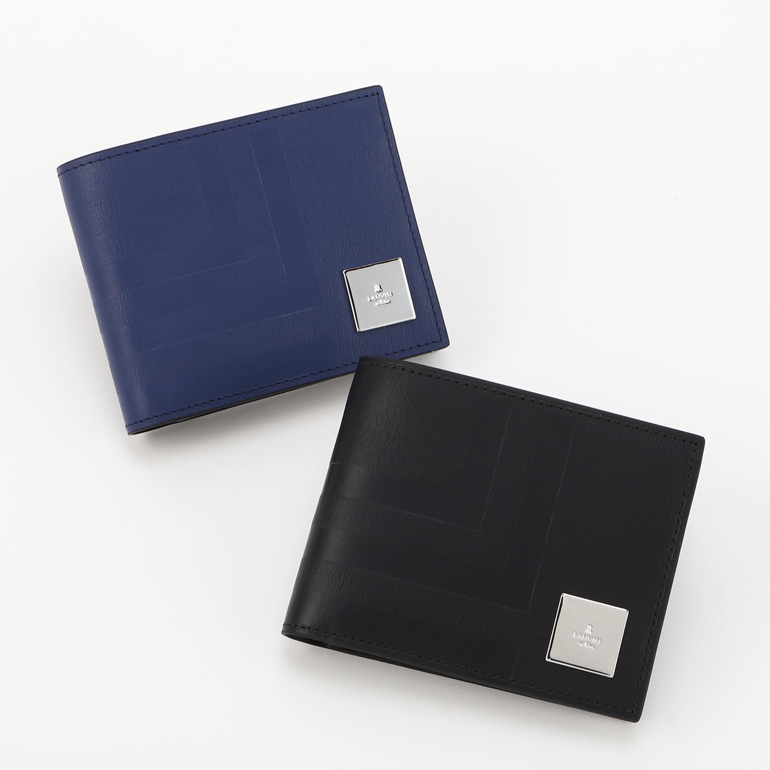 LANVIN en Bleu ランバンオンブルー 財布 二つ折り アクア メンズ