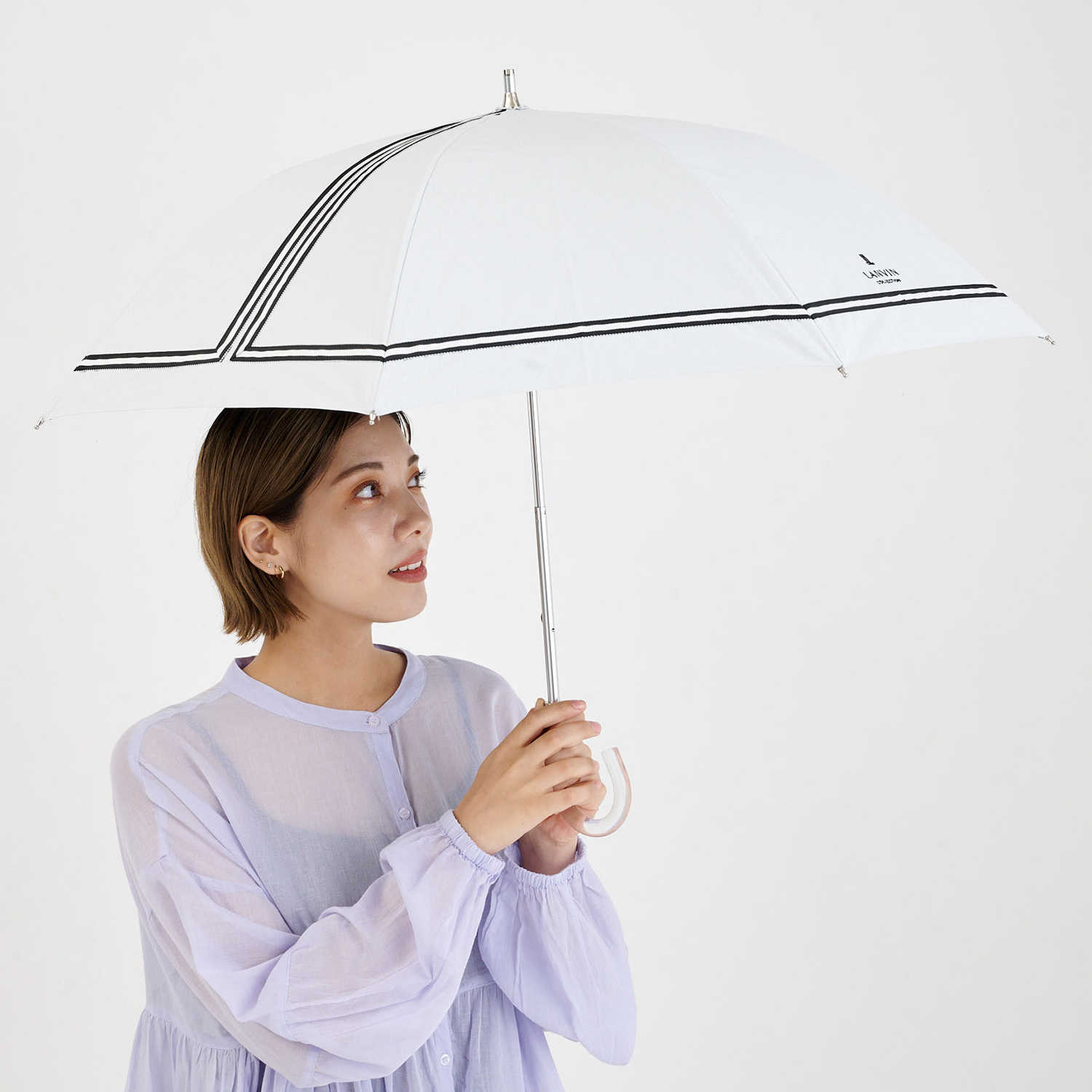 LANVIN COLLECTION ランバン コレクション 日傘 長傘 晴雨兼用 雨傘