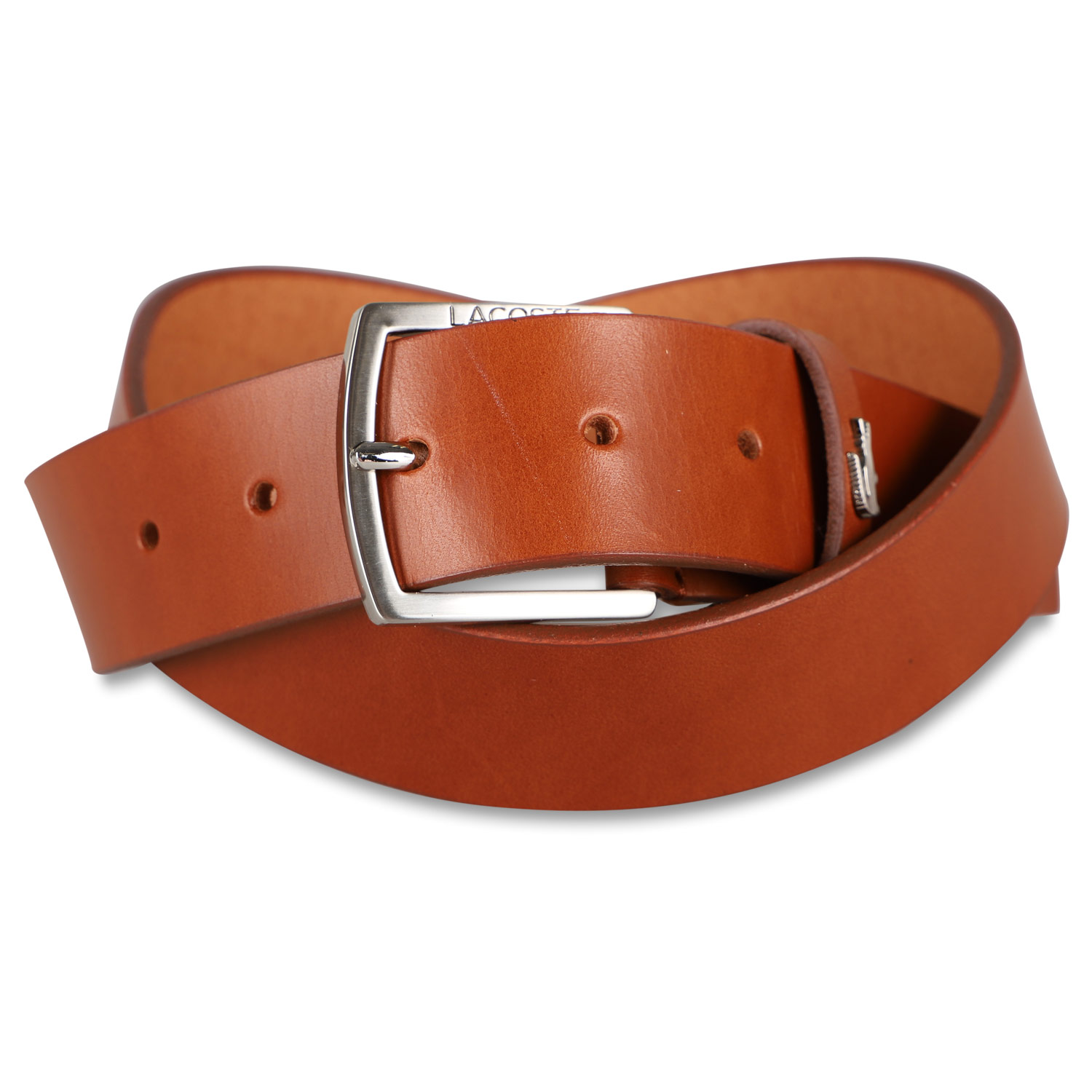LACOSTE（ラコステ） ベルト レザー メンズ 本革 BELT ブラック