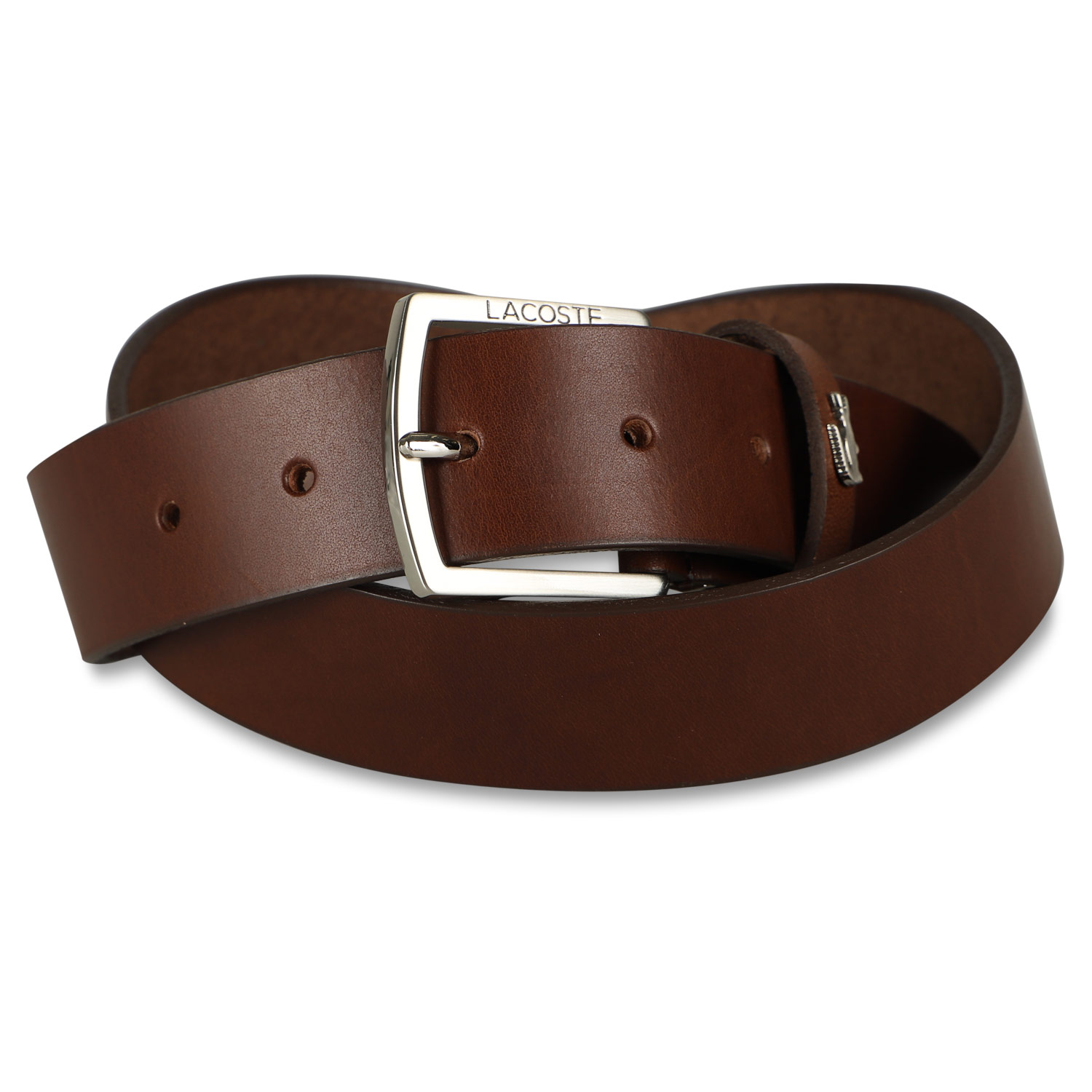LACOSTE（ラコステ） ベルト レザー メンズ 本革 BELT ブラック