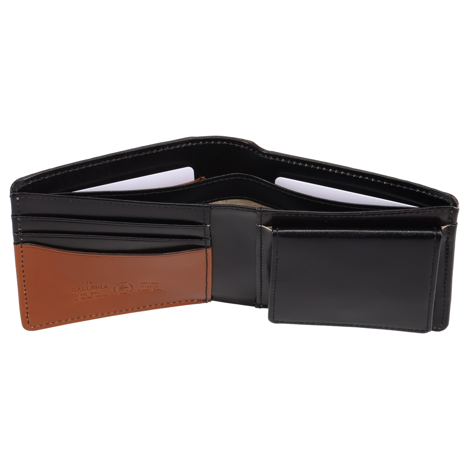la GALLERIA（ラ・ガレリア） ラ ガレリア 財布 二つ折り エンブレーマ