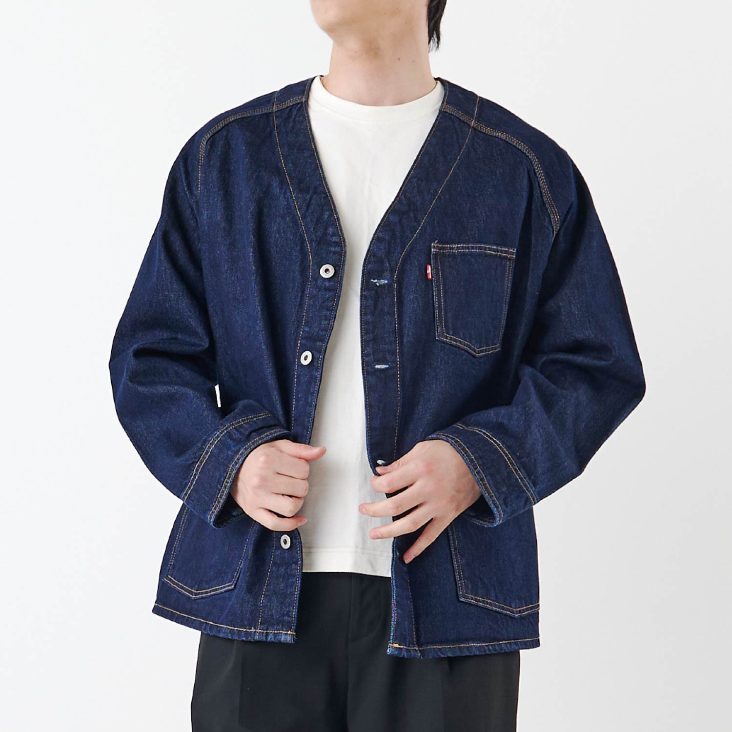 ジャーナルスタンダード別注　リーバイス　エンジニアカーディガン　デニムジャケット LEVI'S PREMIUM リーバイス ENGINEER CARDIGAN エンジニｱ