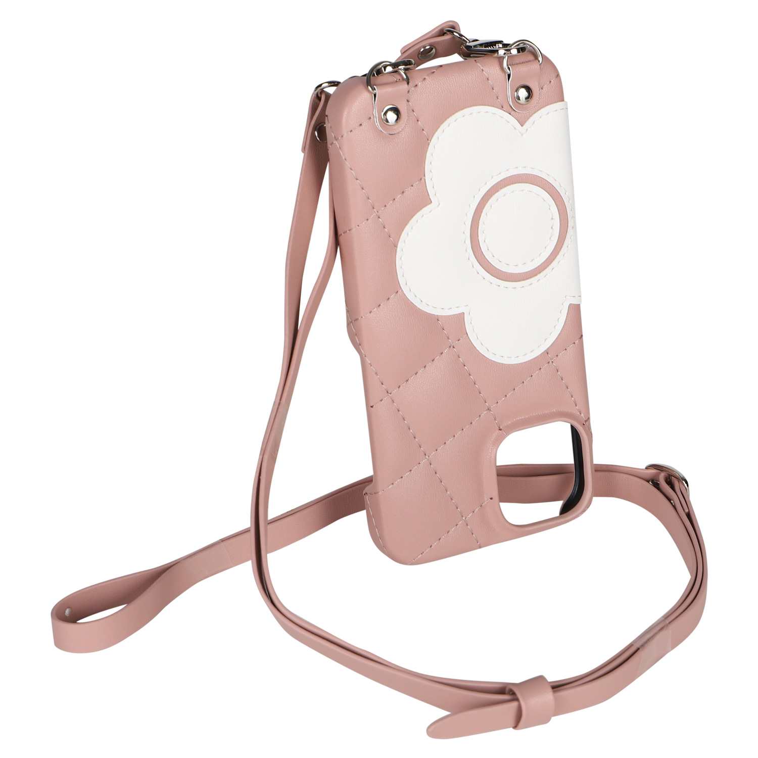 MARY QUANT マリークヮント iPhone 14 13 ケース スマホ 携帯 レディース PU QUILT LEATHER NEW SLING CASE 母の日｜goodslabo｜03