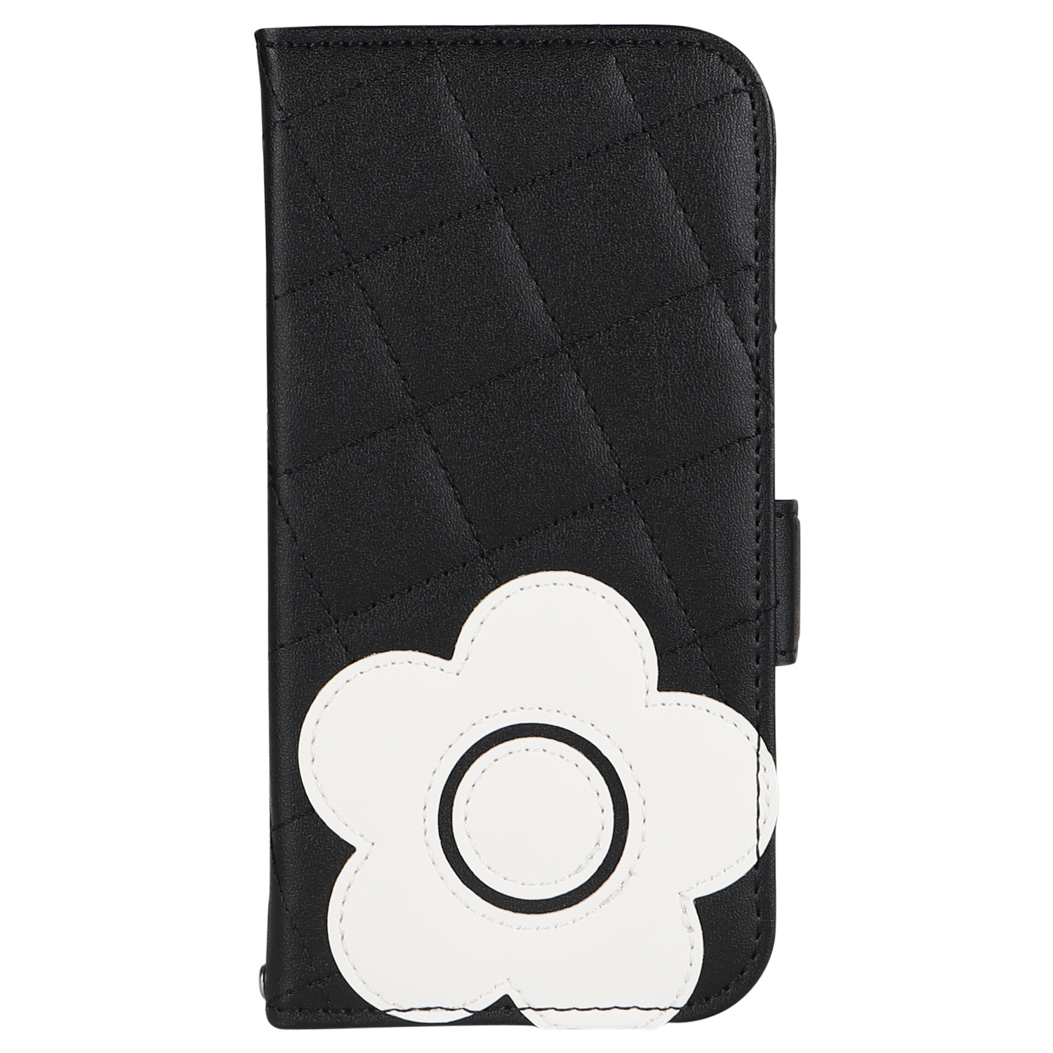 MARY QUANT マリークヮント iPhone 14 13 ケース スマホ 携帯 レディース PU QUILT LEATHER BOOK TYPE  CASE 母の日