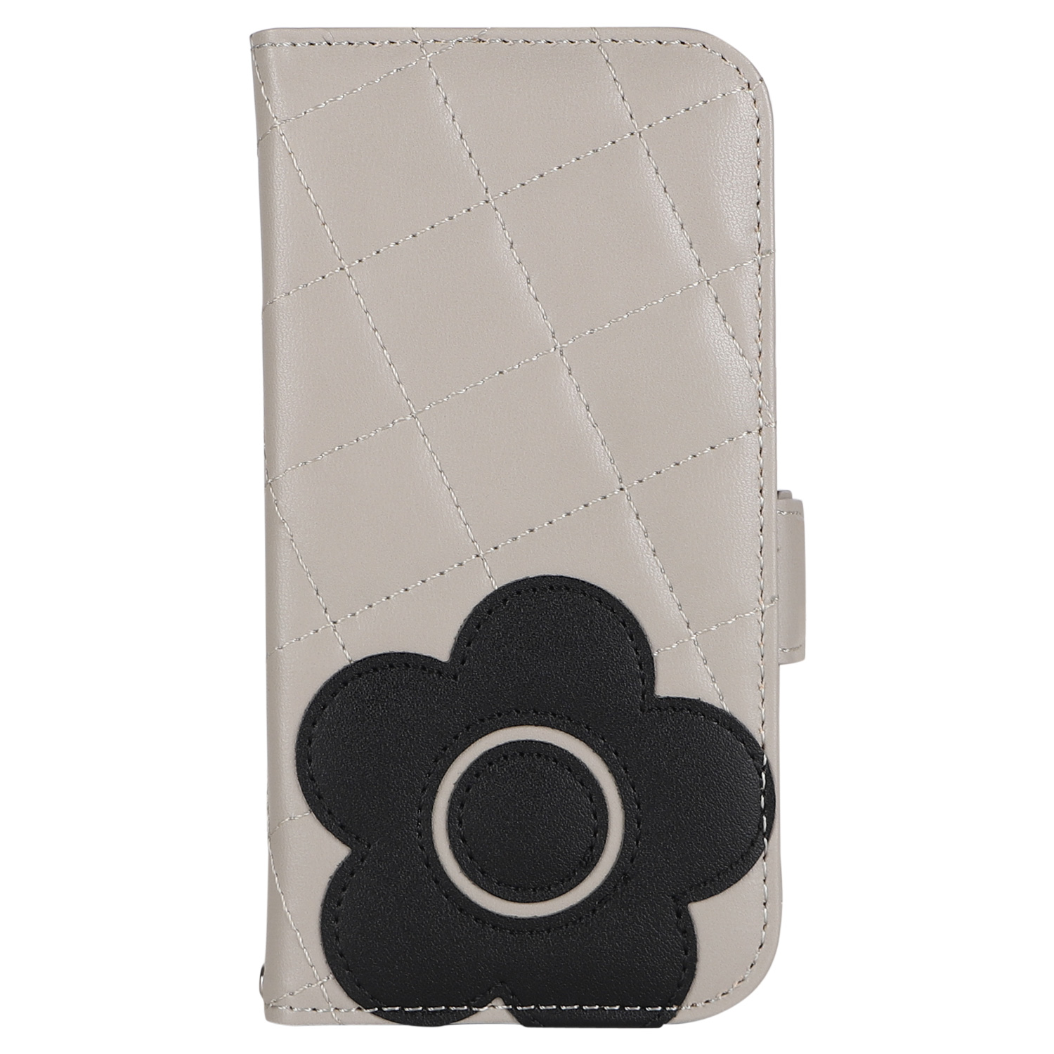MARY QUANT マリークヮント iPhone 14 13 ケース スマホ 携帯 レディース PU QUILT LEATHER BOOK TYPE CASE 母の日｜goodslabo｜04