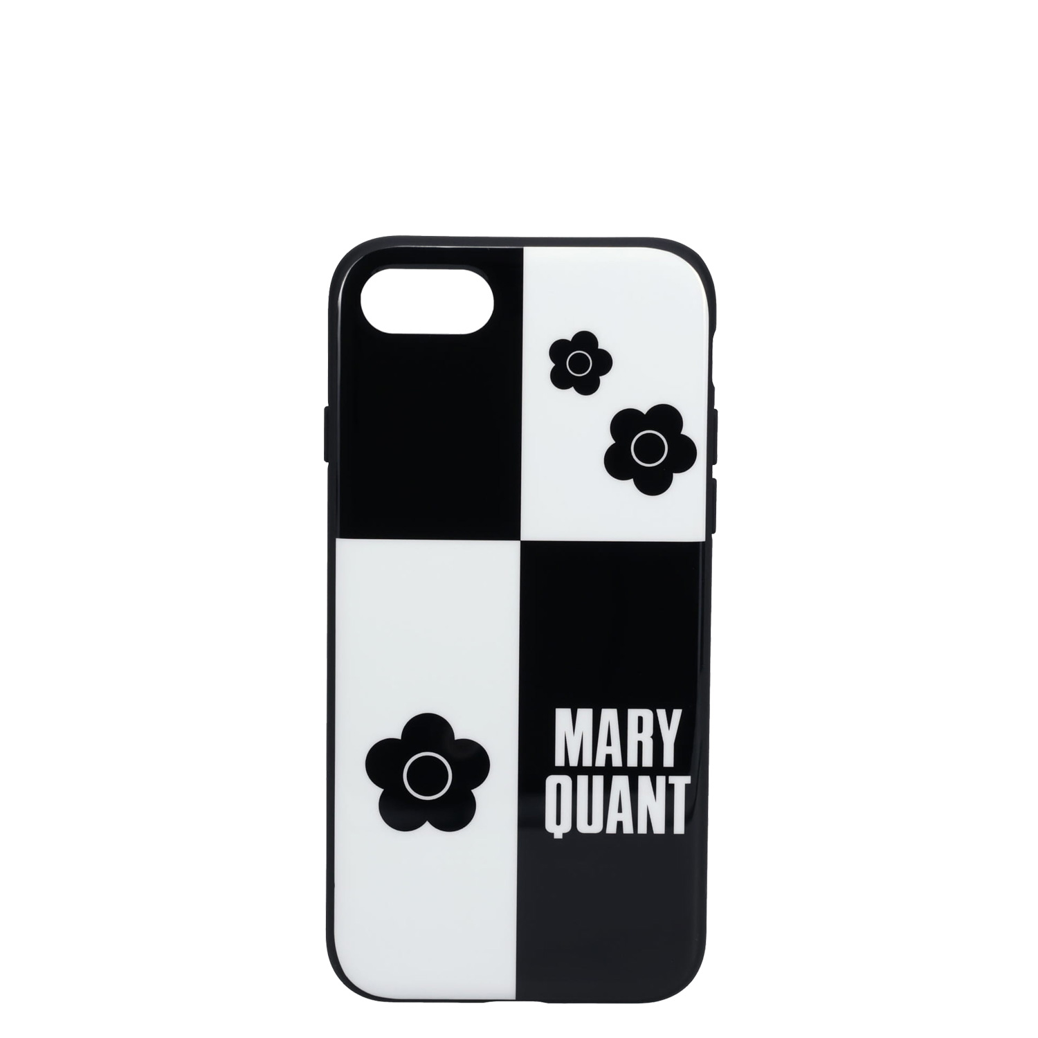 MARY QUANT マリークヮント iPhone SE 8 スマホケース 携帯 アイフォン 第3 第2世代 レディース マリクワ MONOTONE DESIGN HYBRID CLEAR CASE IPSE-MQ15 母の日｜goodslabo｜02
