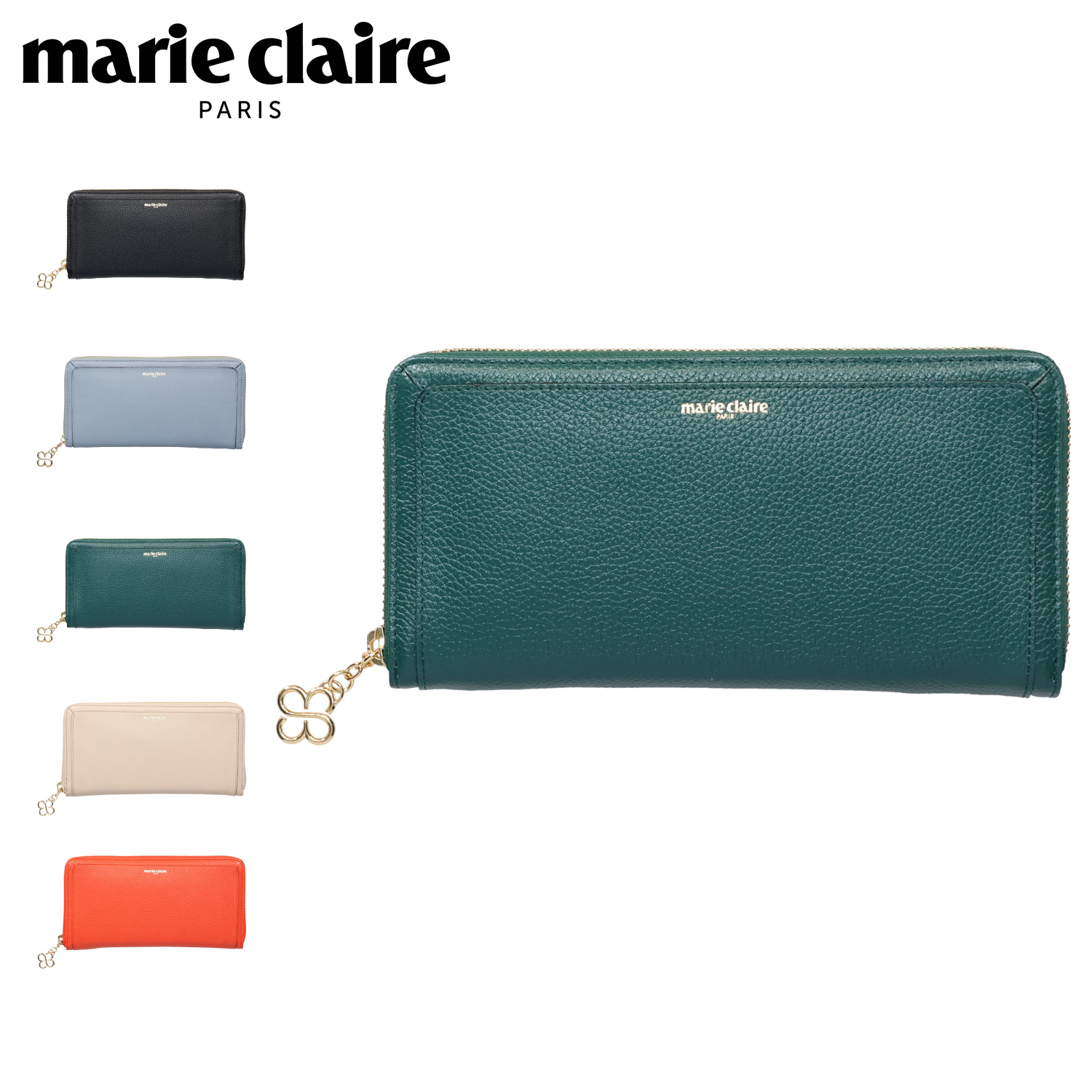 Marie Claire（マリ クレール） 長財布 レディース ラウンドファスナー