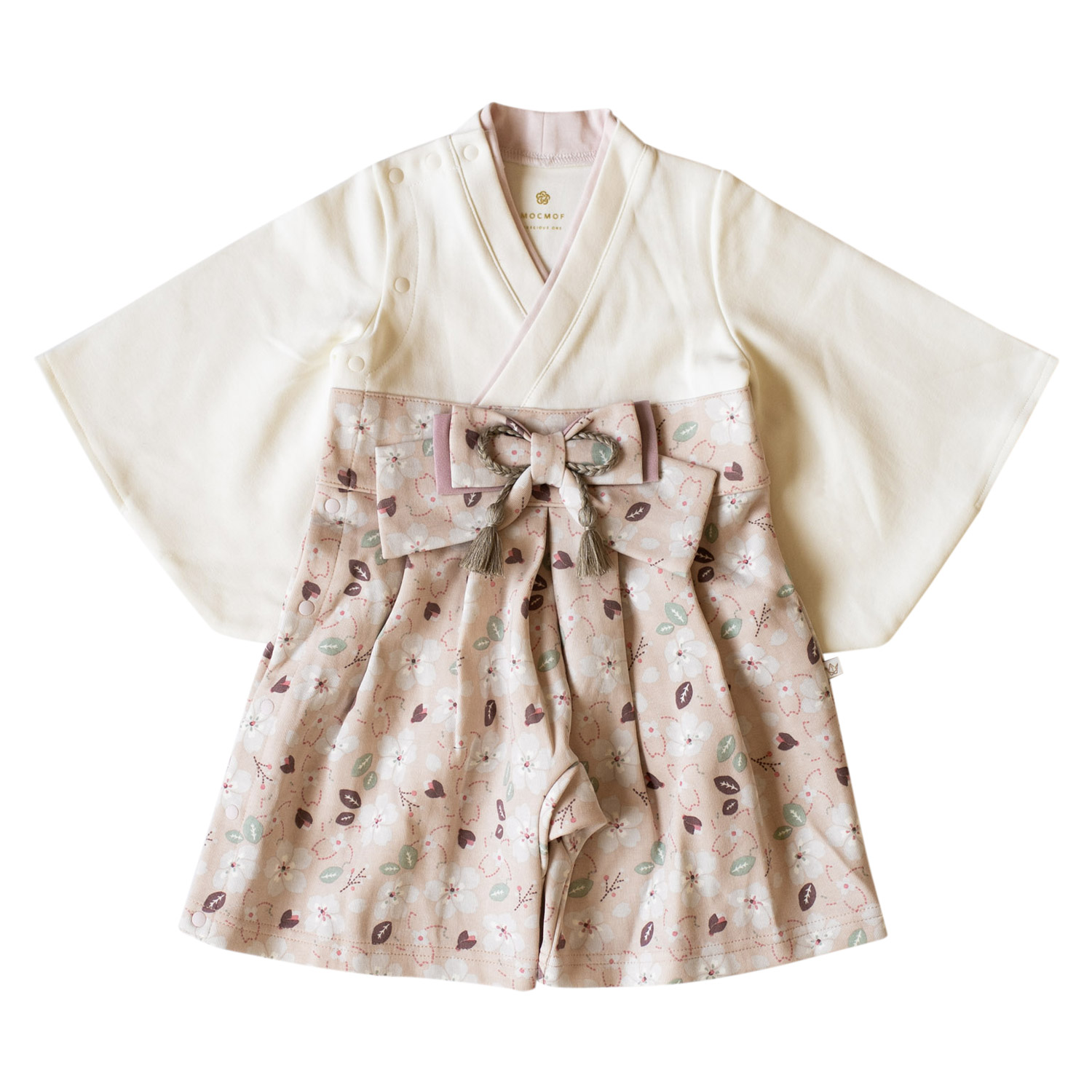 mocmof（モクモフ） 袴 ロンパース ベビー服 和服 男の子 100日祝