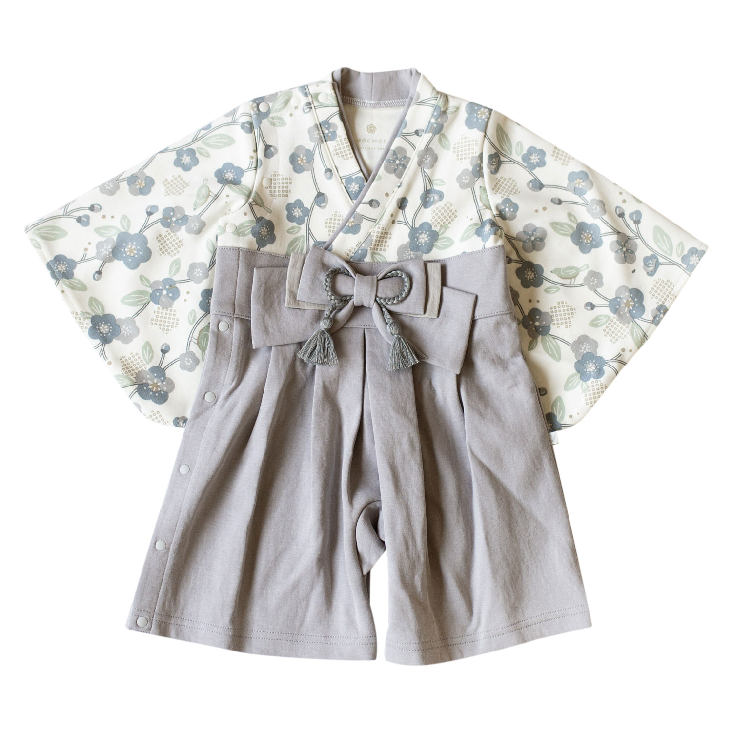 mocmof（モクモフ） 袴 ロンパース ベビー服 和服 男の子 100日祝