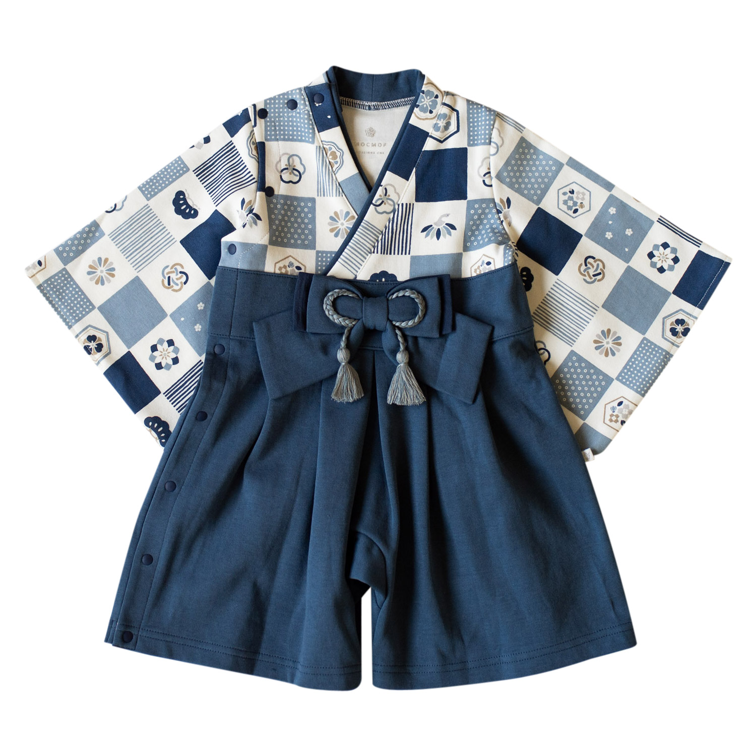 mocmof（モクモフ） 袴 ロンパース ベビー服 和服 男の子 100日祝 
