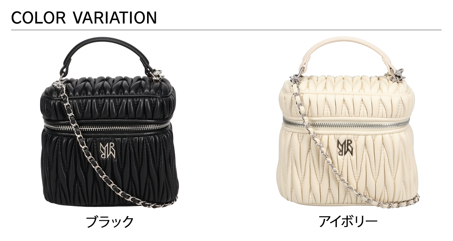 MURUA（ムルーア） バニティショルダーバッグ 化粧ポーチ メイク 収納 