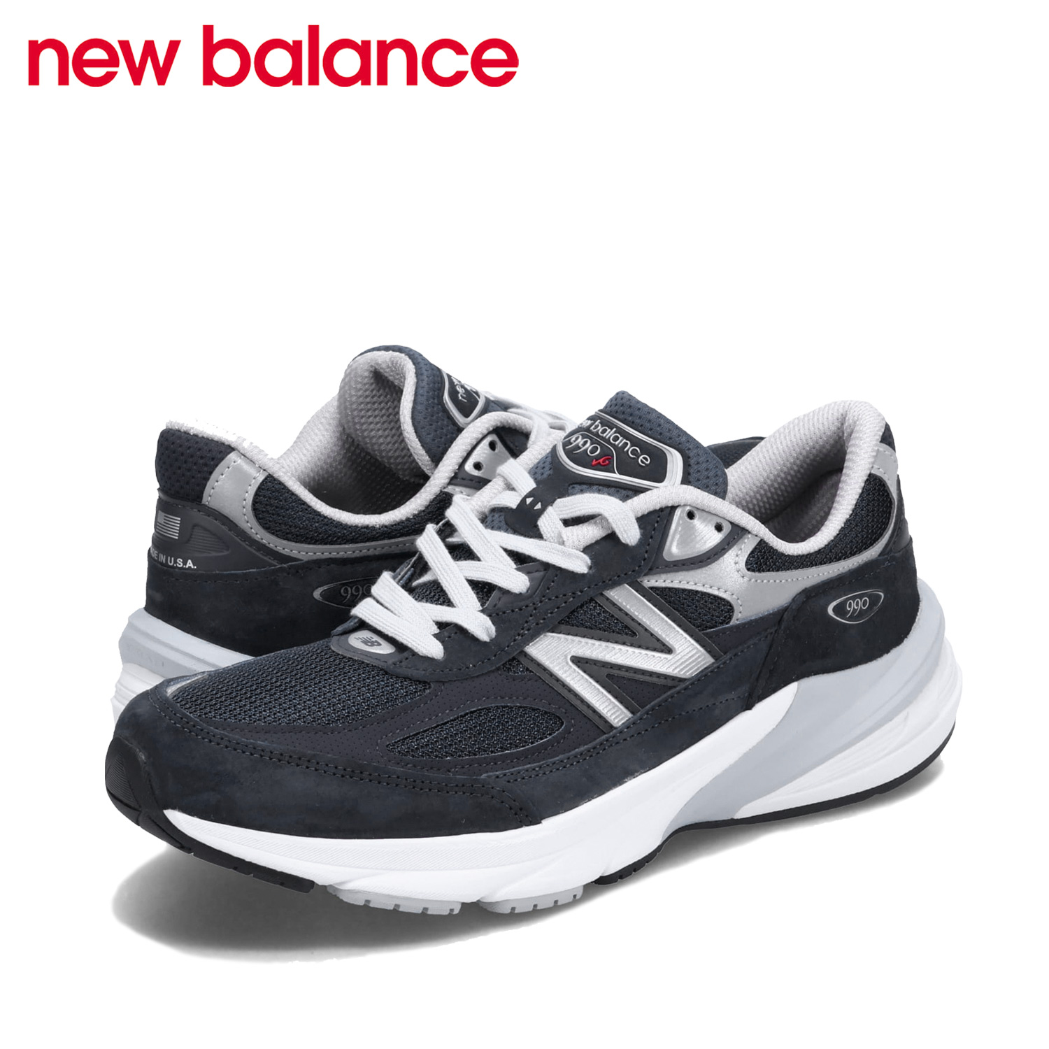 【安い限定品】ていね様専用new balance 990V6 Dワイズ　26cm 靴