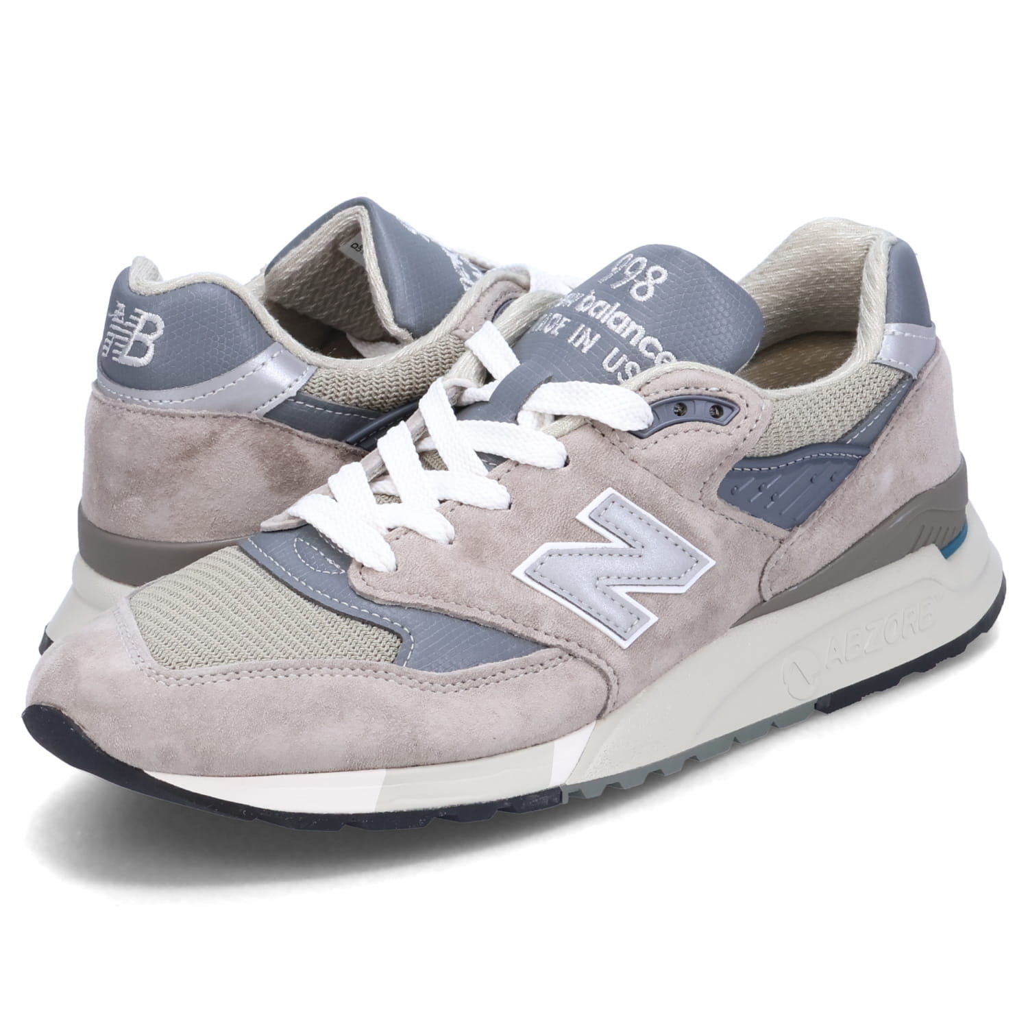 ニューバランス new balance 998 スニーカー メンズ レディース Dワイズ MADE IN USA グレー U998GR