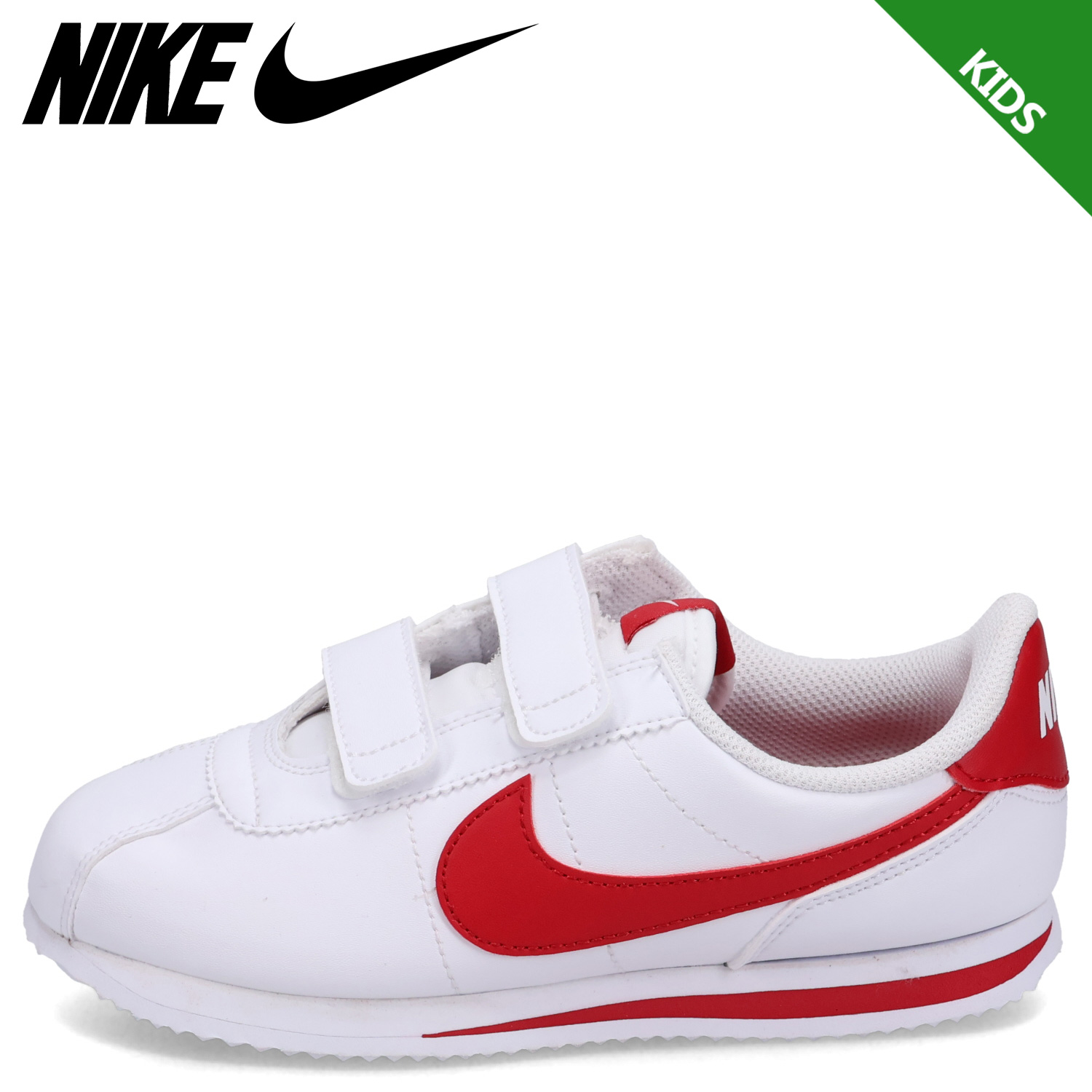 ナイキ NIKE コルテッツ ベーシック SL PSV スニーカー キッズ CORTEZ BASIC SL PSV ホワイト 白 904767-101