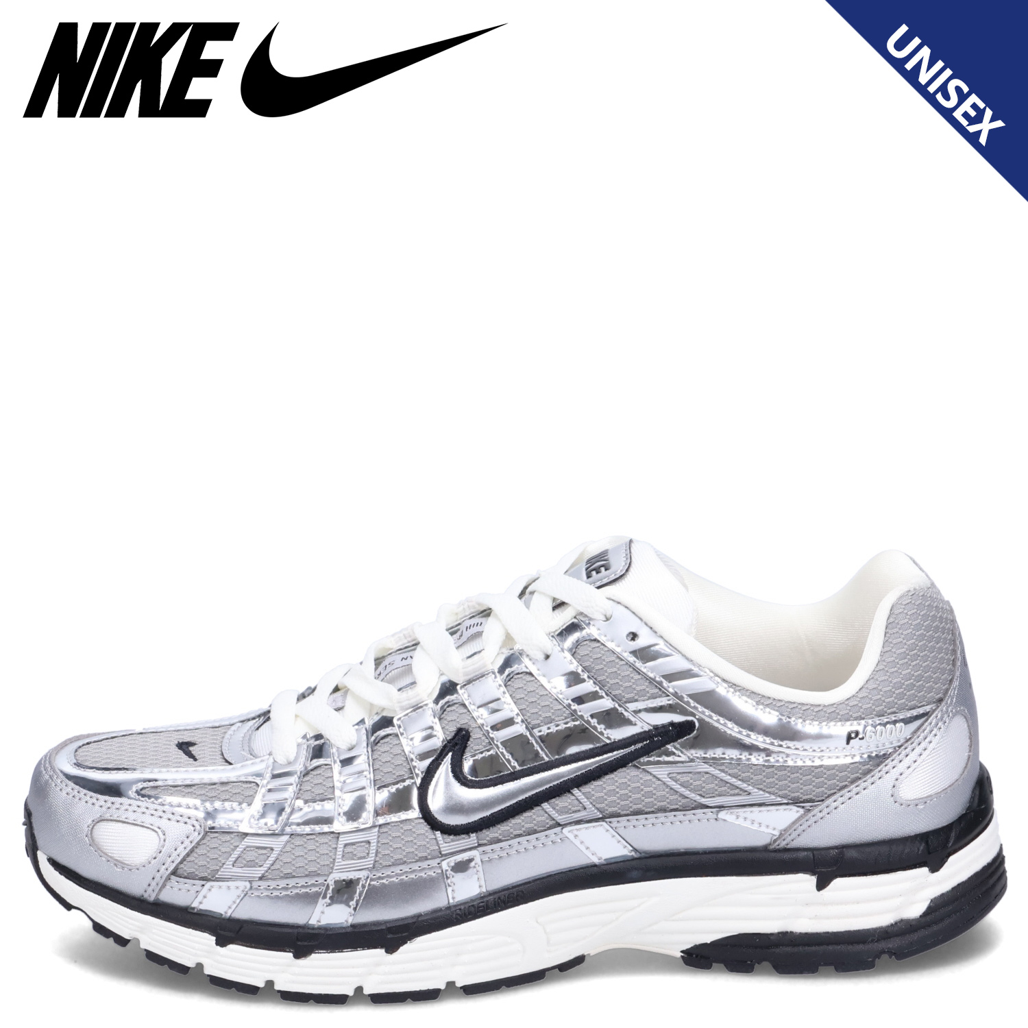 NIKE（ナイキ） スニーカー メンズ レディース P-6000 シルバー CN0149