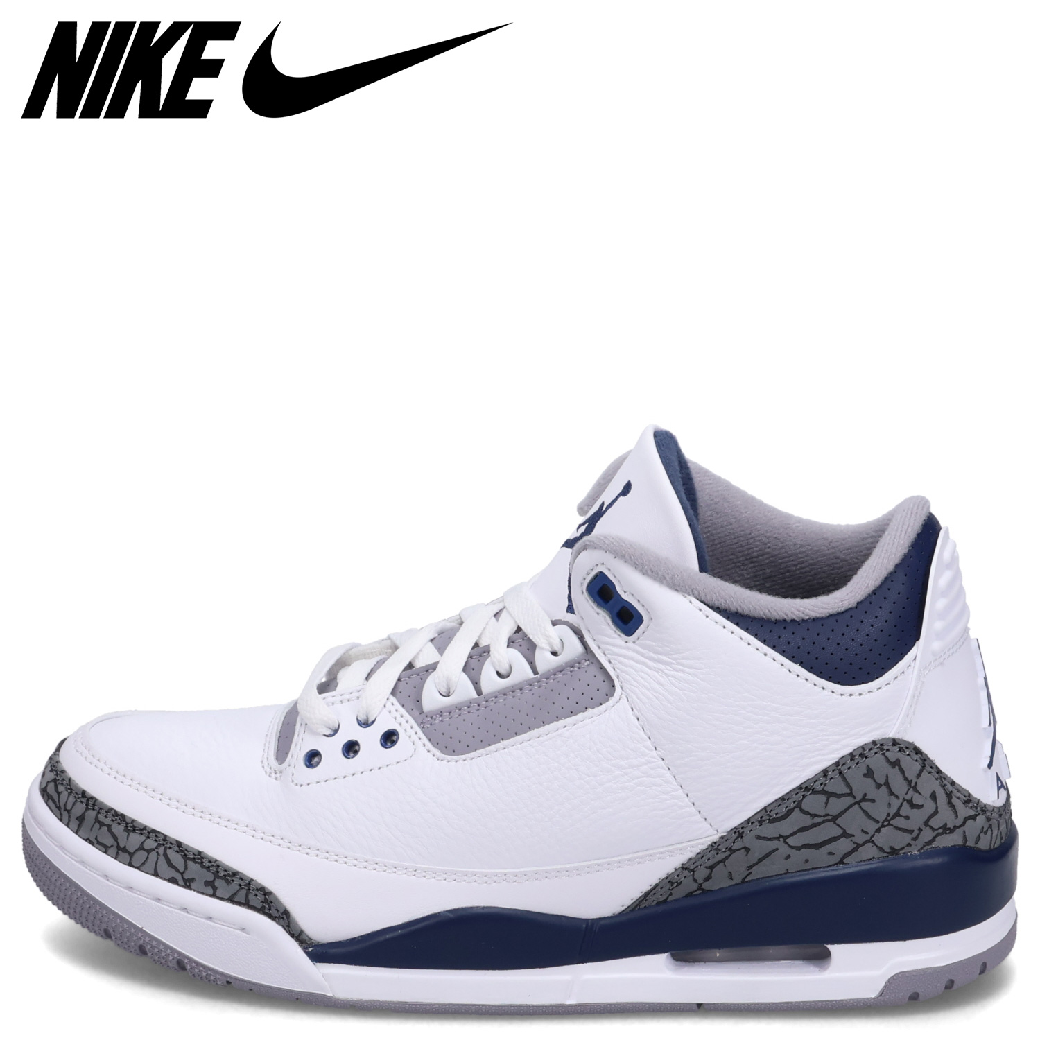 ナイキ NIKE エアジョーダン3 レトロ スニーカー メンズ AIR JORDAN 3 RETRO ホワイト 白 CT8532-140 : nike- ct8532-140 : Goods Lab Plus - 通販 - Yahoo!ショッピング