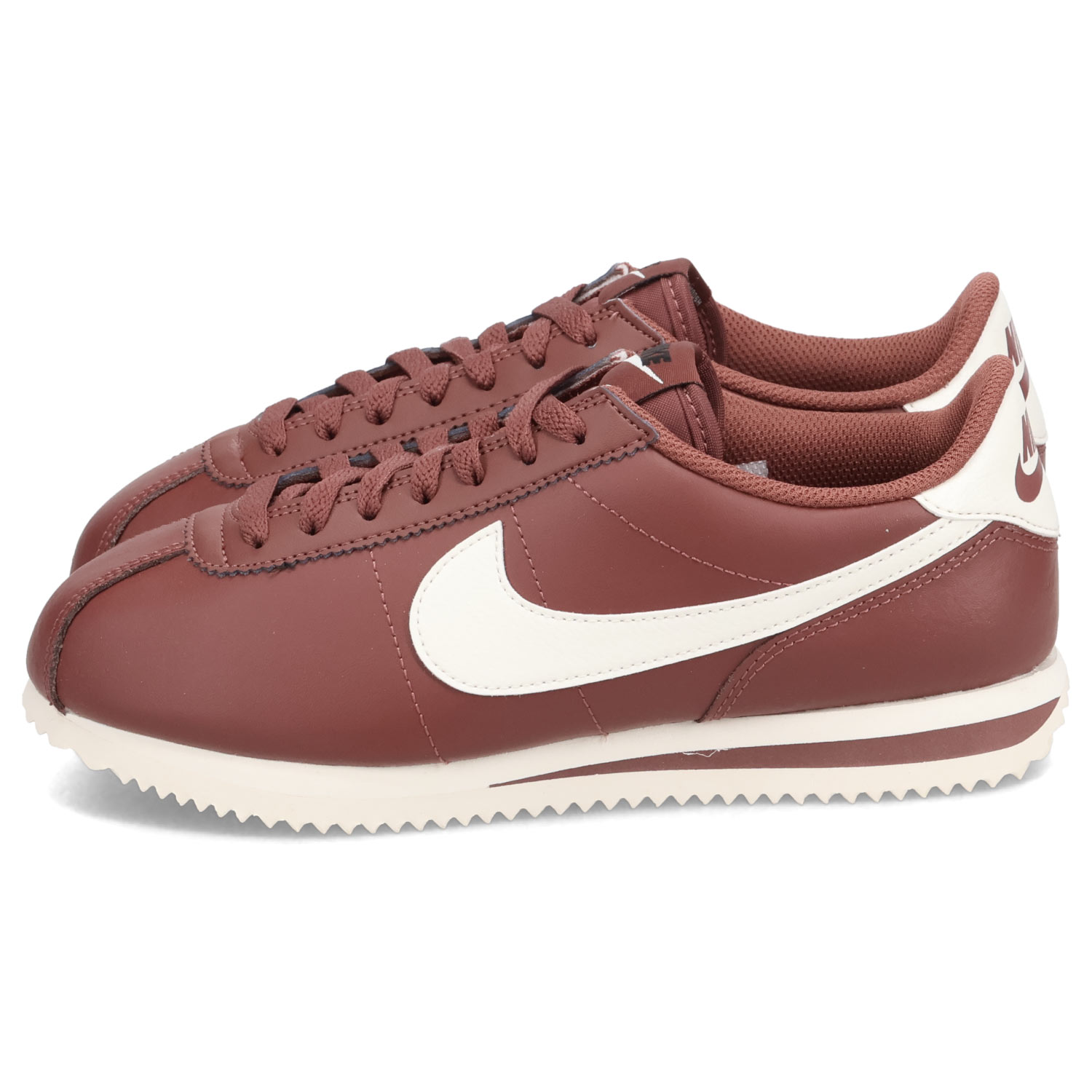 ☆NIKE コルテッツ レザー☆ NIKE CORTEZ SE MTLC COOL GREY/BLACK-GUM DARK BROWN（ナイキ