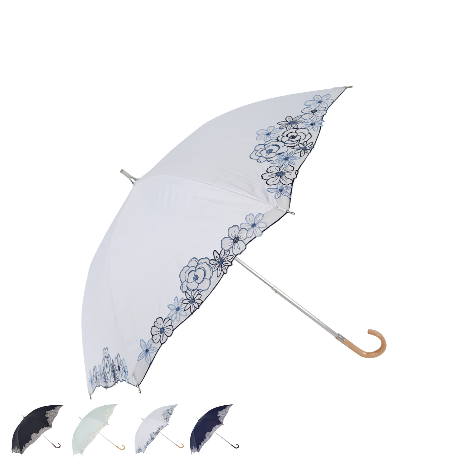 NINA RICCI ニナリッチ 日傘 遮光 晴雨兼用 1段スライドショート 