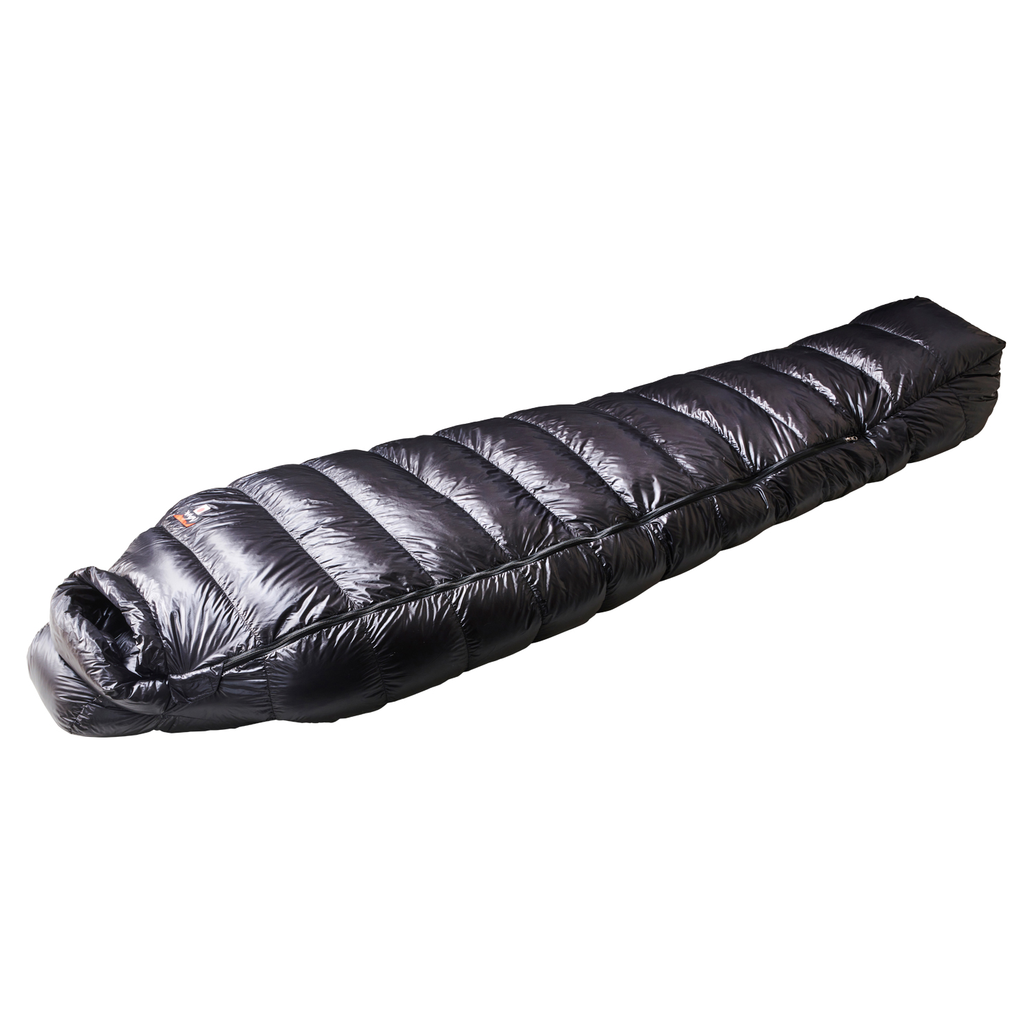 NANGA ナンガ シュラフ ダウン 寝袋 マミー型 レベル8 超撥水加工 アウトドア 防寒 550g LEVEL8 -10 UDD BAG ブラック グレー 黒 NS2244-2A004の画像