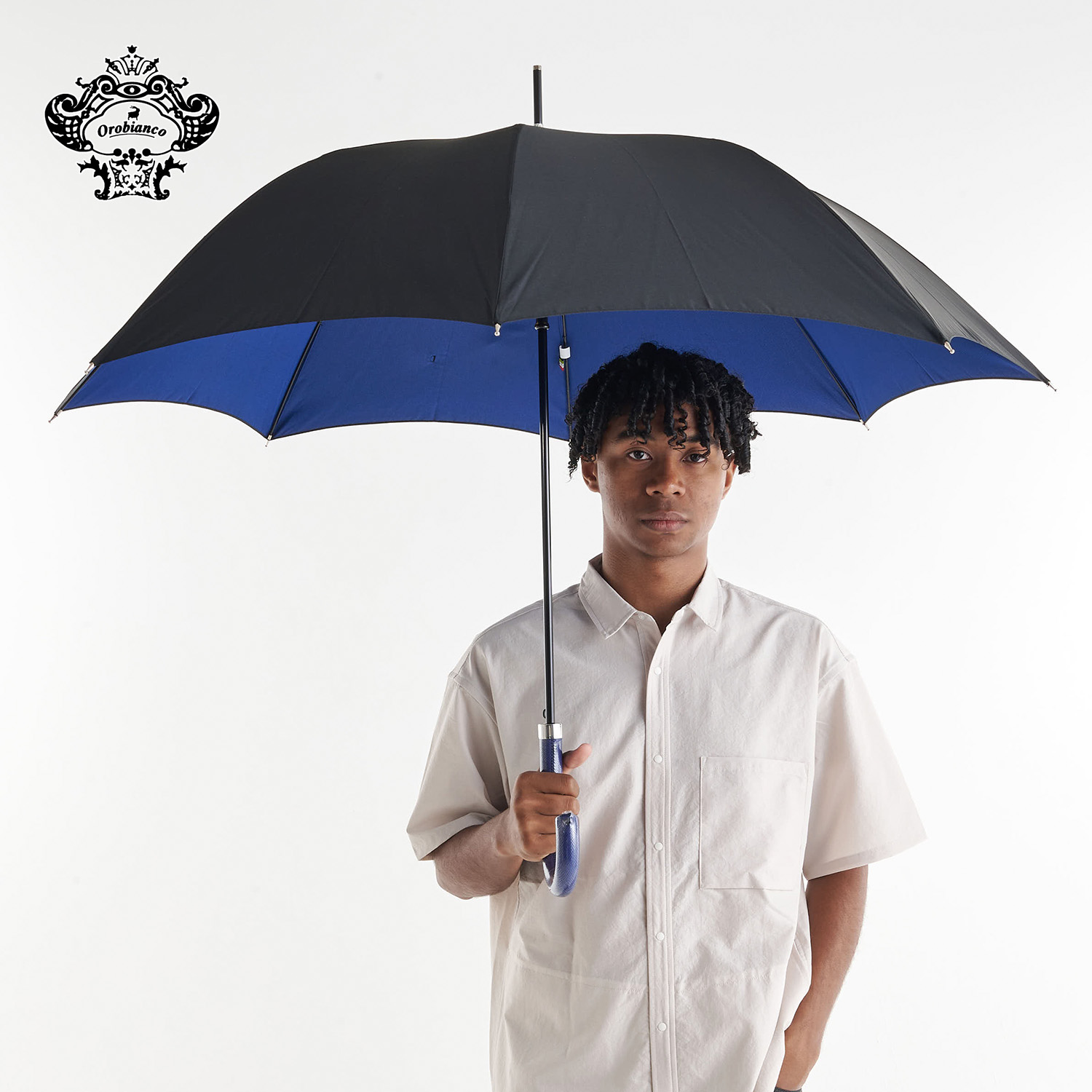 オロビアンコ Orobianco 長傘 雨傘 メンズ レディース 軽量 撥水 無地 ブルー 607010001  :oro-607010001:Goods Lab Plus - 通販 - Yahoo!ショッピング