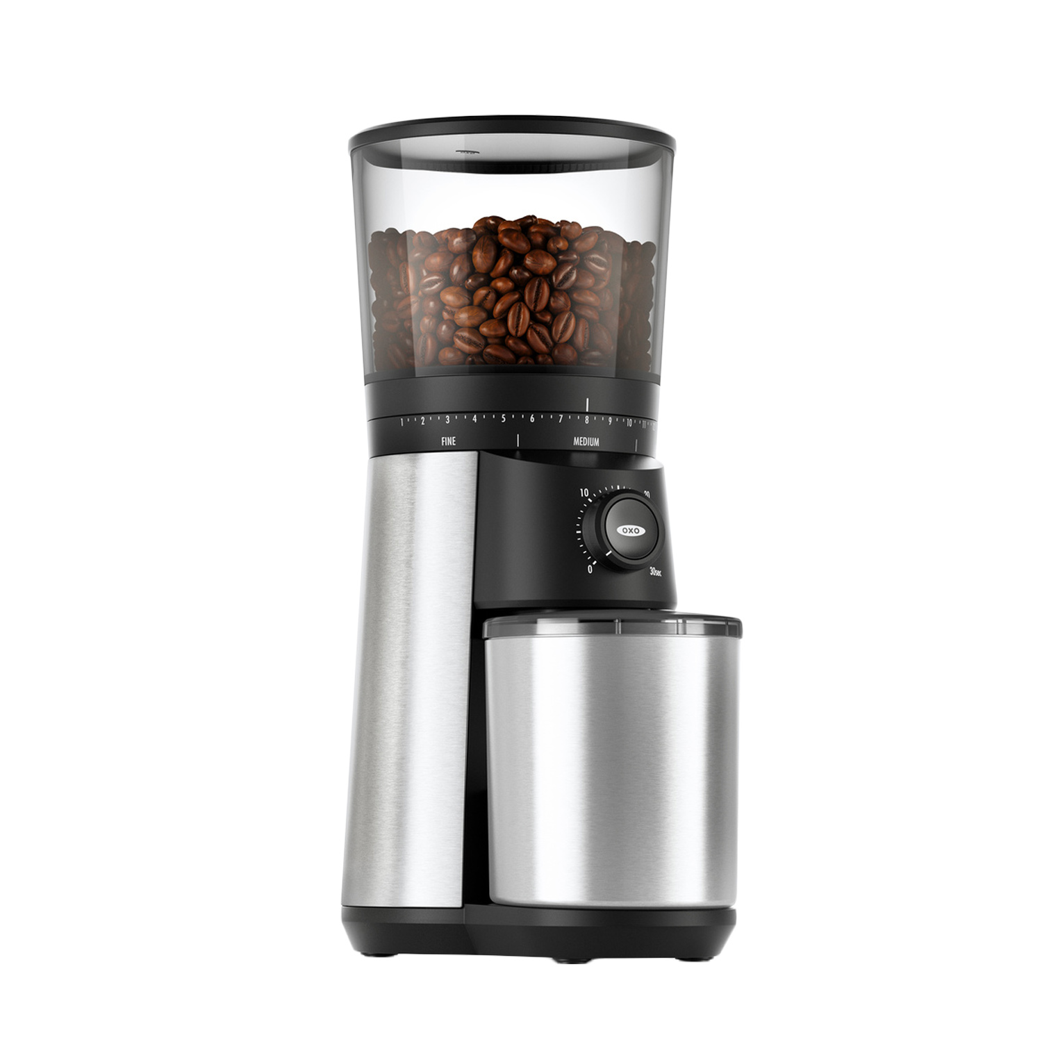 oxo オクソー コーヒーミル 電動 コーヒーグラインダー コーヒーメーカー タイマー式 BREW 8717000｜goodslabo｜02