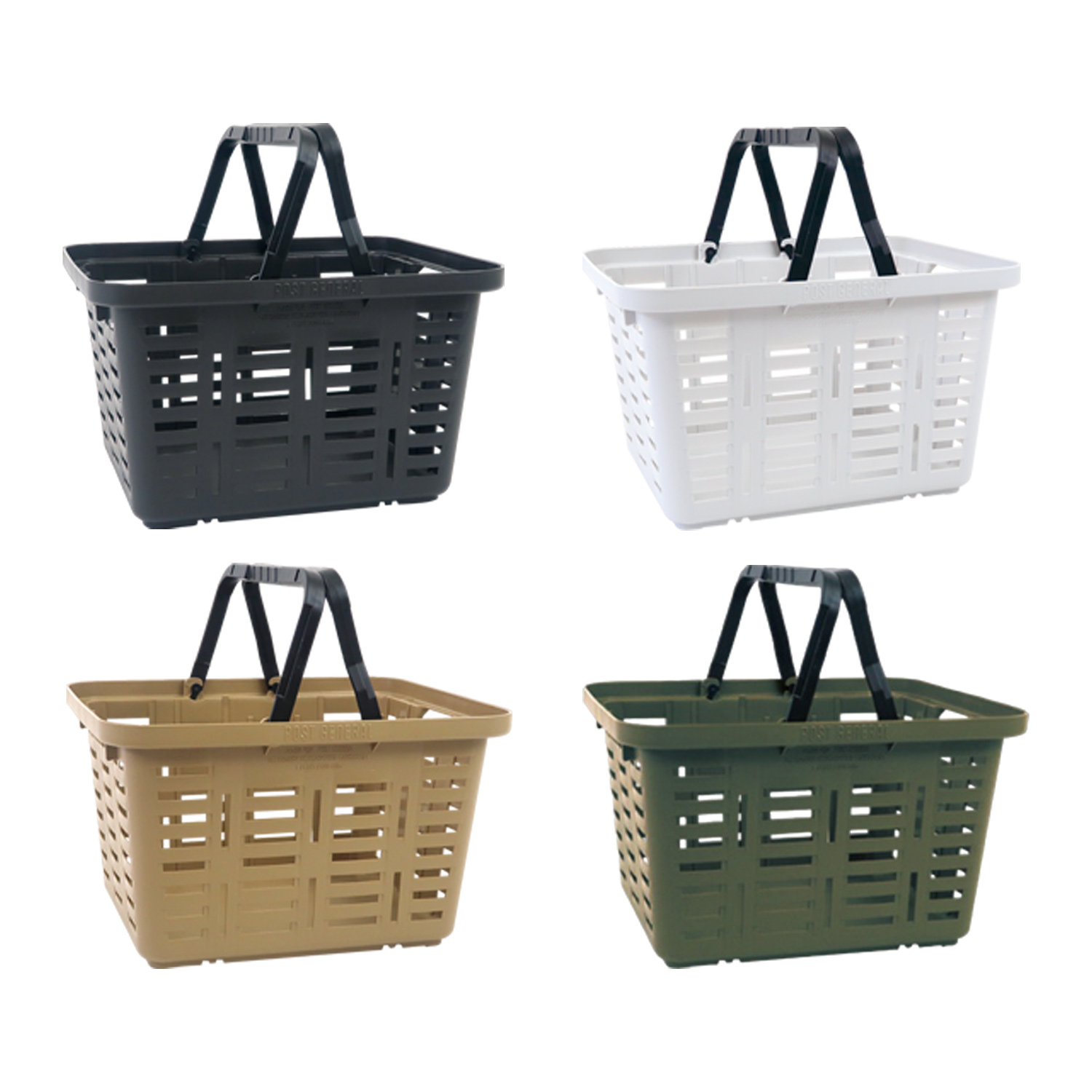 POST GENERAL ポストジェネラル 買い物かご 4点セット バスケット カゴ