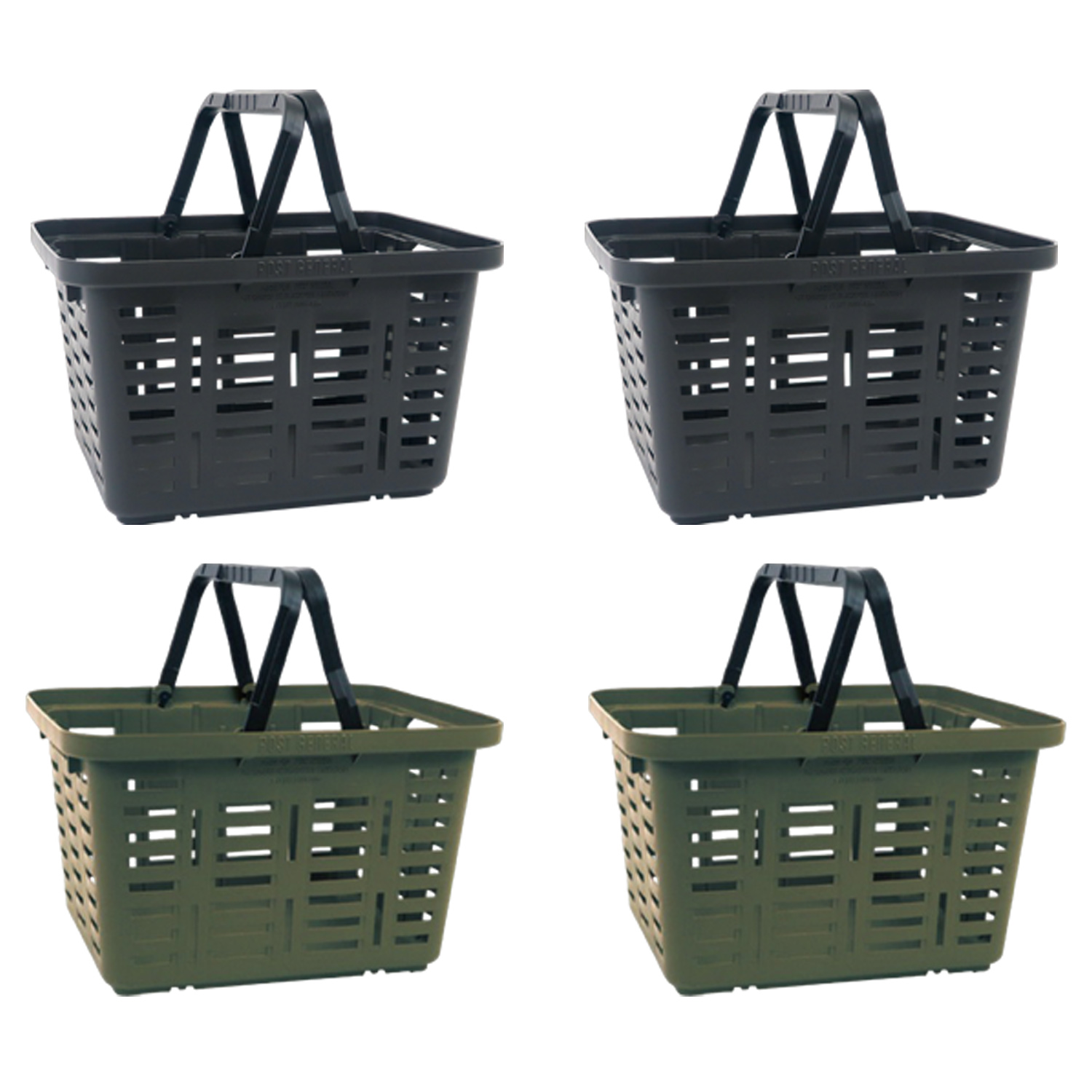 POST GENERAL ポストジェネラル 買い物かご 4点セット バスケット カゴ