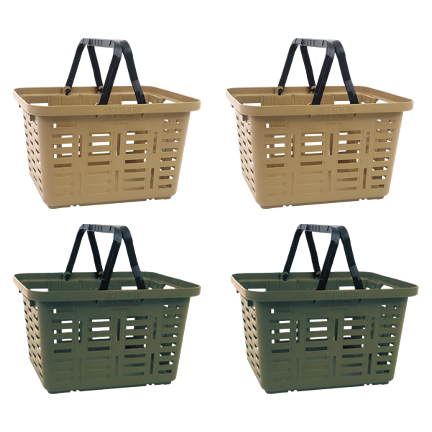 POST GENERAL ポストジェネラル 買い物かご 4点セット バスケット カゴ