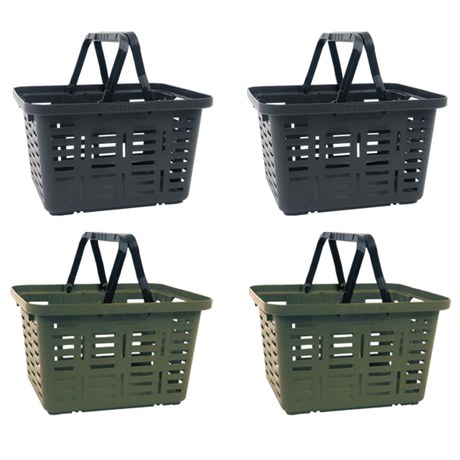 POST GENERAL ポストジェネラル 買い物かご 4点セット バスケット カゴ