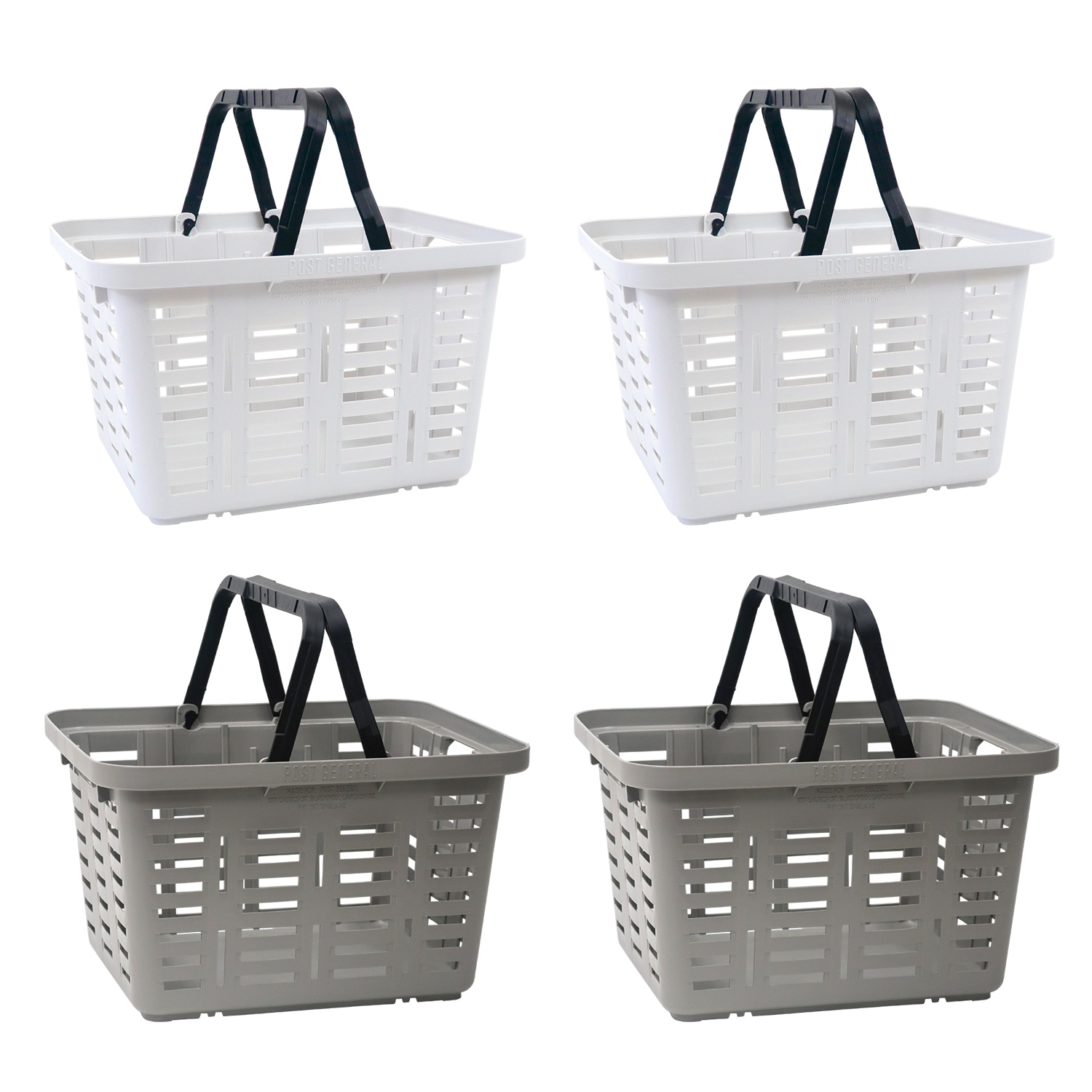 POST GENERAL ポストジェネラル 買い物かご 4点セット バスケット カゴ