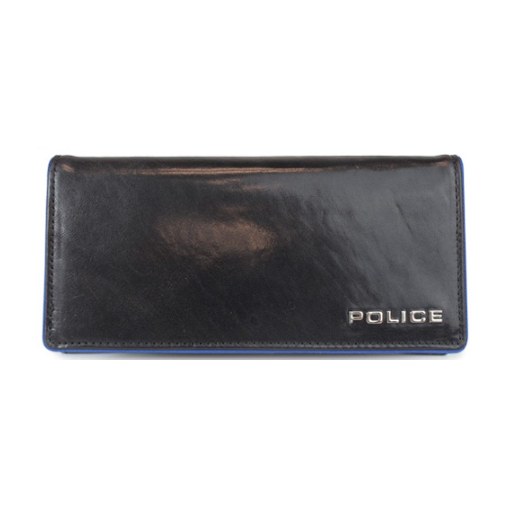 ポリス POLICE 長財布 メンズ レザー TERAIO LONG WALLET ブラック ネイビ...