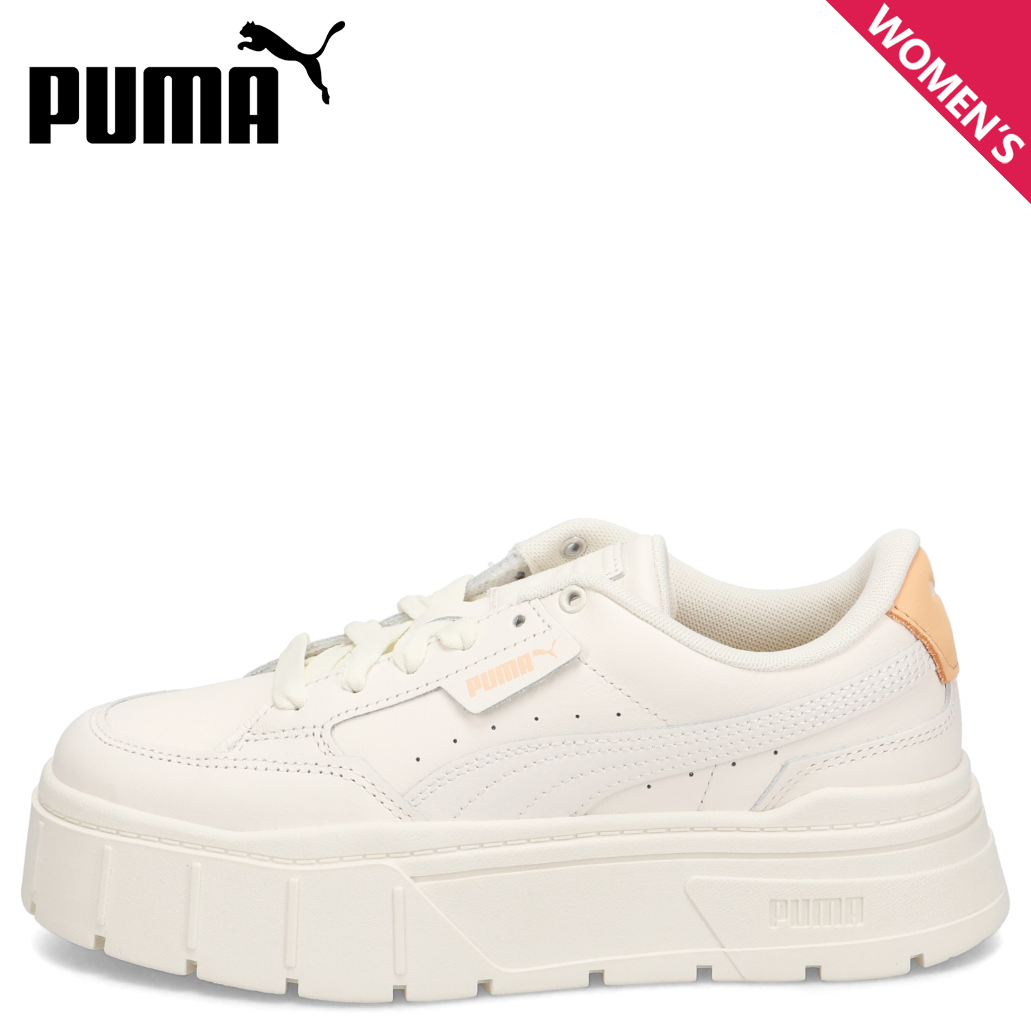 PUMA プーマ スニーカー ウィメンズ メイズ スタック ソフト レディース 厚底 WOMENS MAYZE STACK SOFT WINTER ホワイト 白 391083-07 PUMA（プーマ） スニーカー レディース 厚底 ウィメンズ メイズ